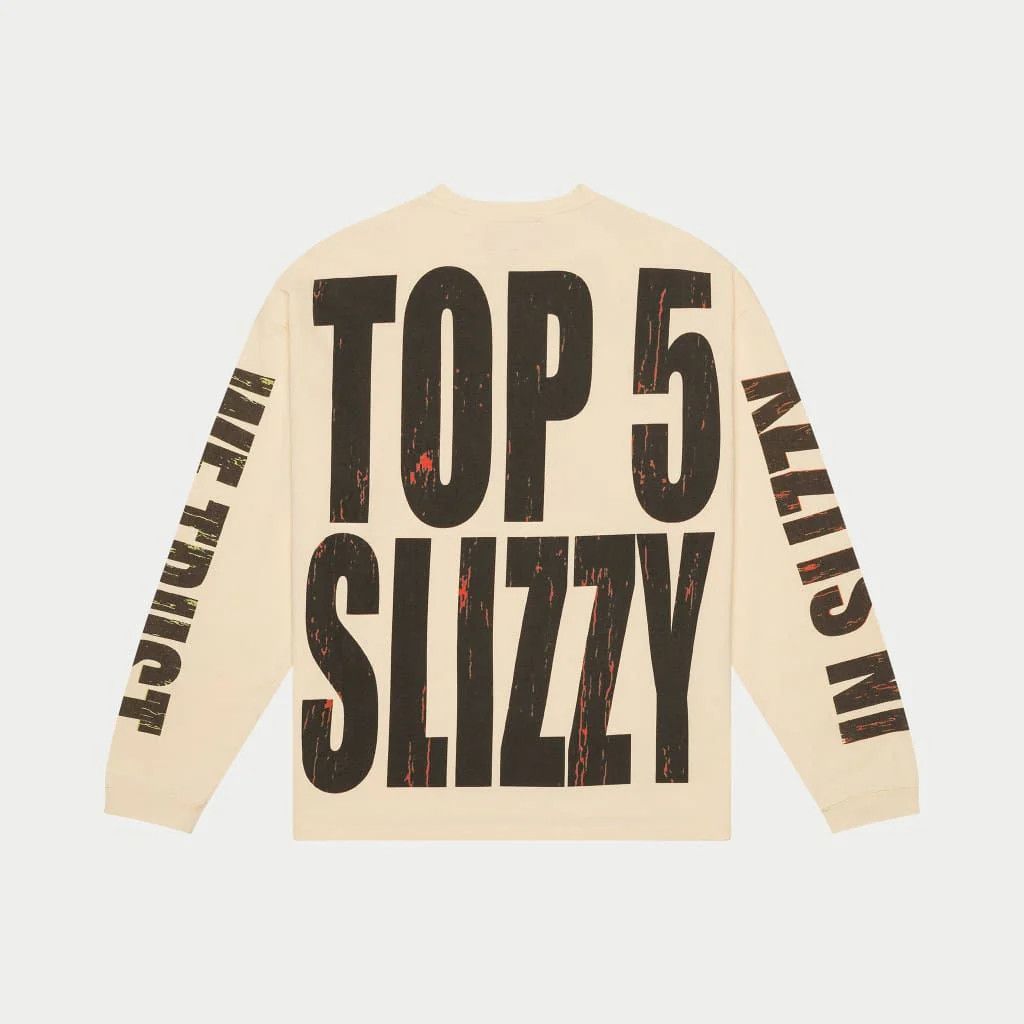 Godspeed Godspeed 'Top 5 Slizzy BOOM' Bone LS Tee Size US S / EU 44-46 / 1 - 2 Thumbnail