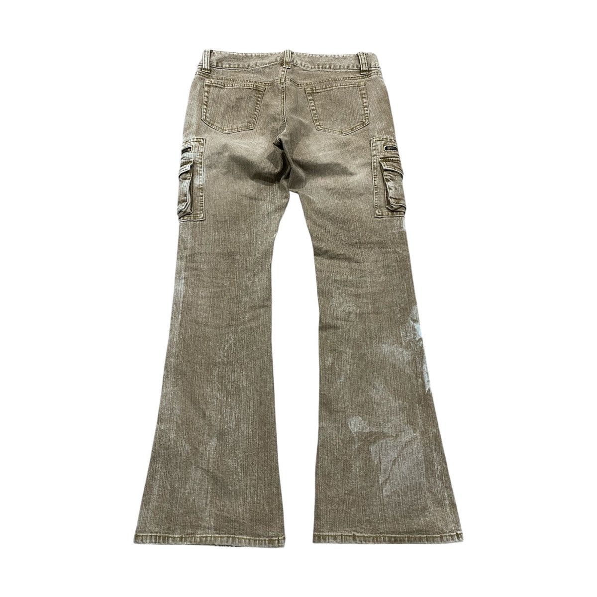 Japanese Brand Oririn Cargo Multipocket Flared Punk Style Jeans Denim Size US 31 - 8 Thumbnail