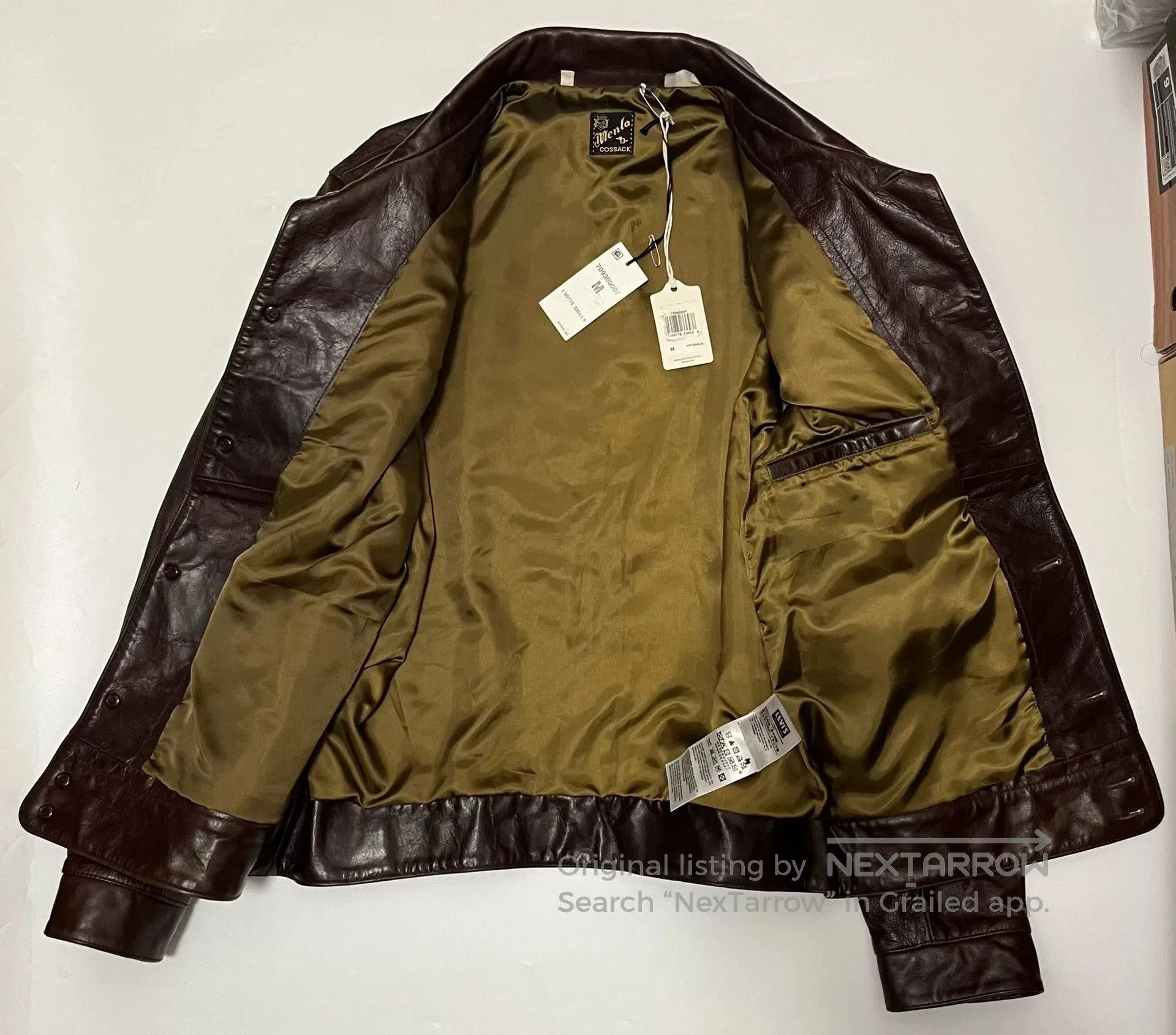 Levi's Vintage Clothing levi's leather jacket lvc einstein style. Size US M / EU 48-50 / 2 - 4 Thumbnail