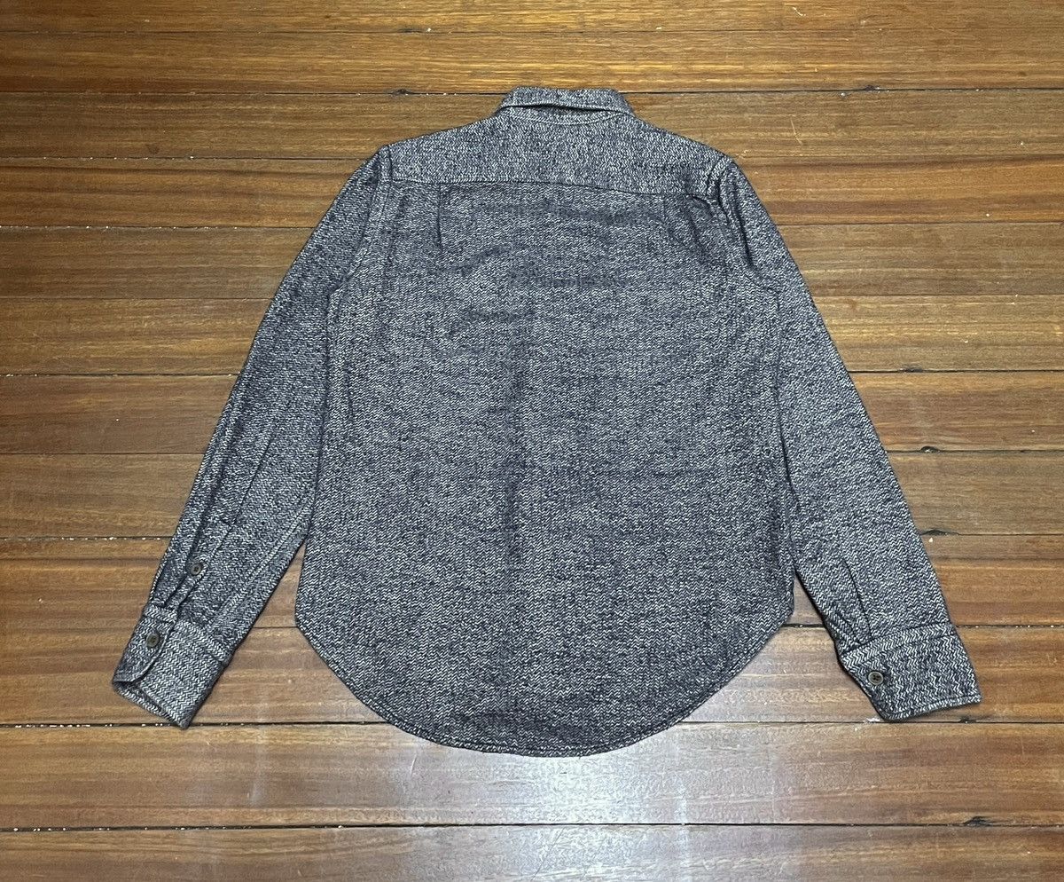 45rpm × Japanese Brand × Vintage Rare Design Vintage Japanese Brand 45rpm Wool Shirt 1990s Size US S / EU 44-46 / 1 - 2 Thumbnail