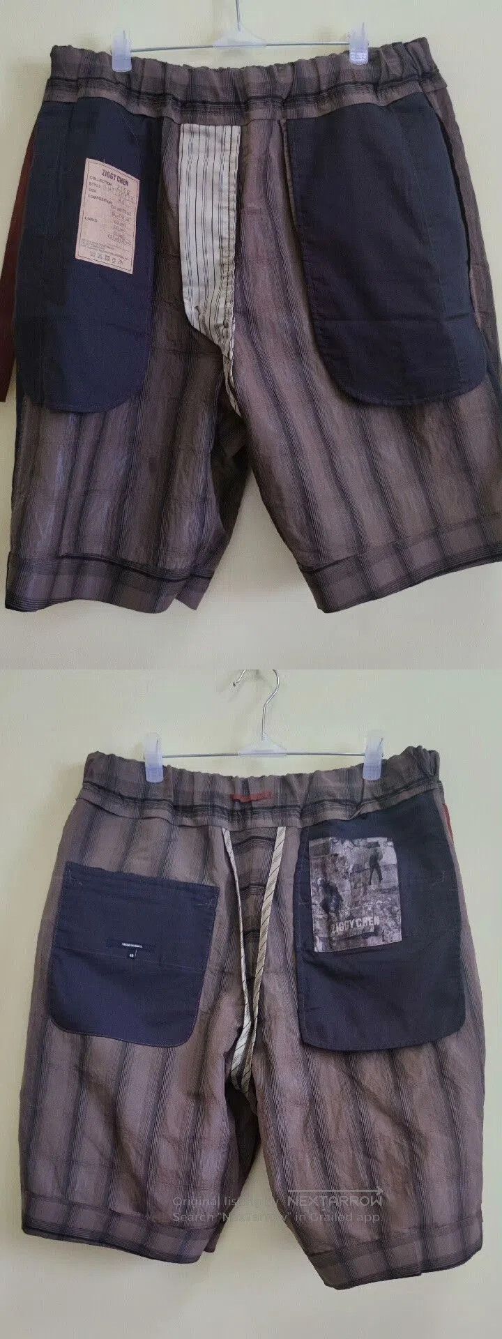 Ziggy Chen Ziggy Chen Plaid Drawstring Shorts. Size US 30 / EU 46 - 6 Thumbnail