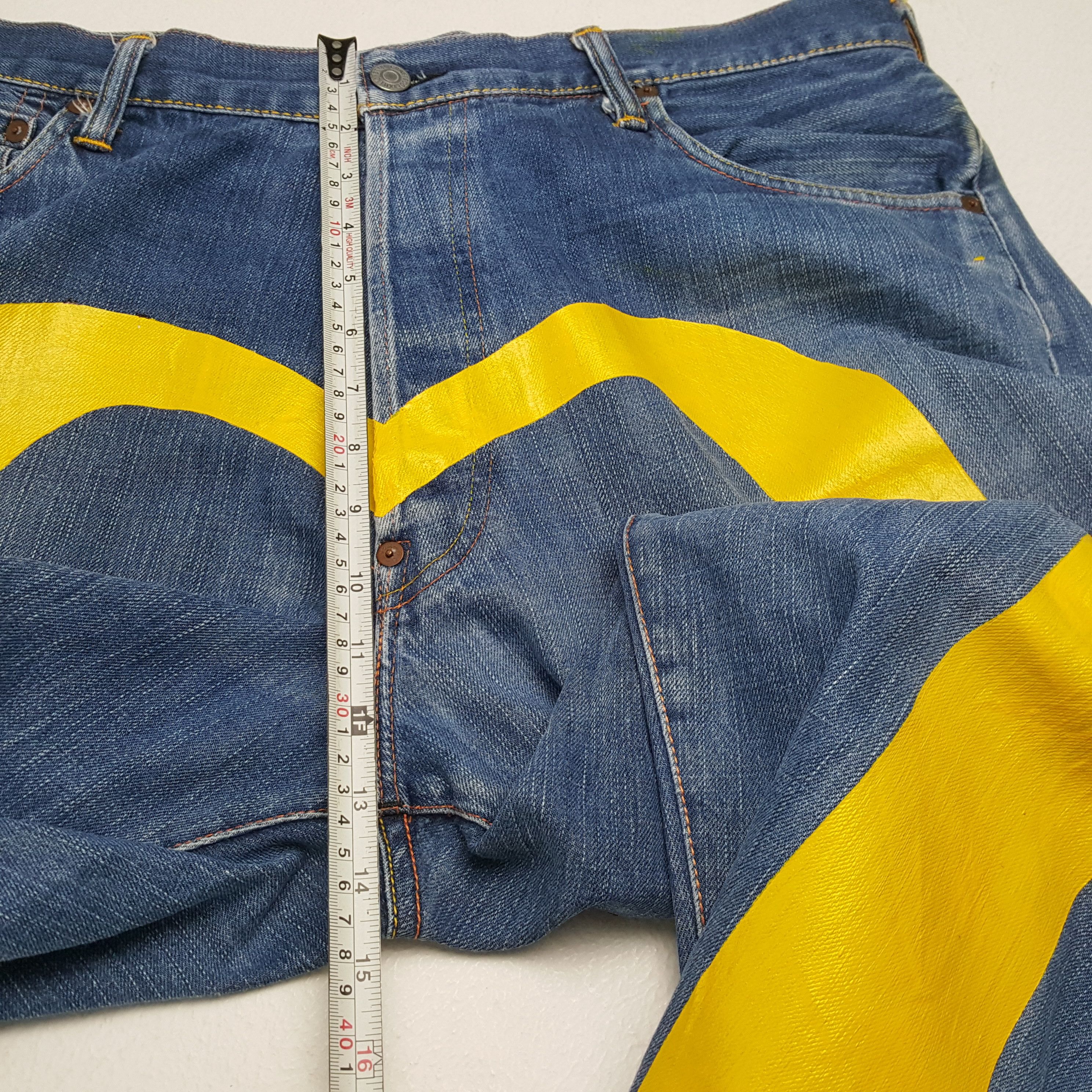 Evisu × Japanese Brand × Vintage Vintage EVISU Japanese Brand Daicock Custom Design Jeans Size US 36 / EU 52 - 8 Thumbnail