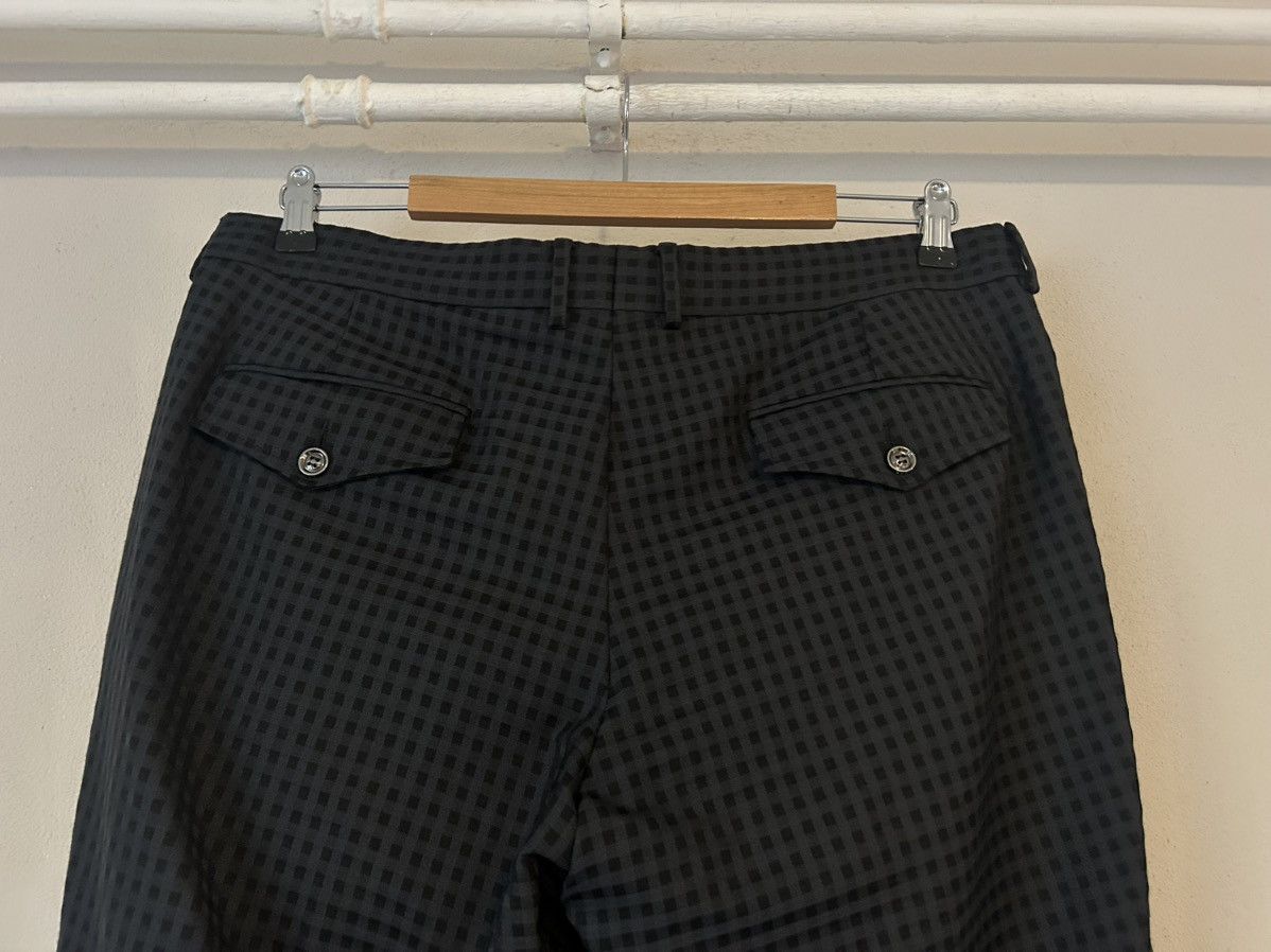 Gucci Wool Slim-Fit Trousers with Gingham Check and Zipped Ankles Size US 36 / EU 52 - 9 Thumbnail