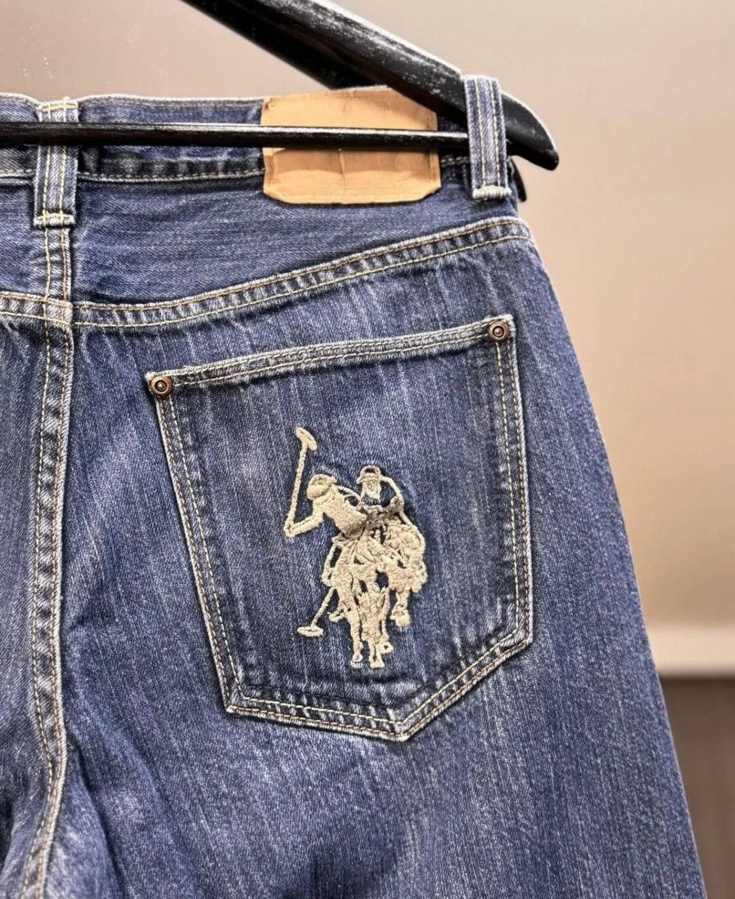 Polo Ralph Lauren × U.S. Polo Assn. × Vintage Polo Ralph Lauren Denim Jeans Pants Baggy Vintage Size US 32 / EU 48 - 8 Thumbnail