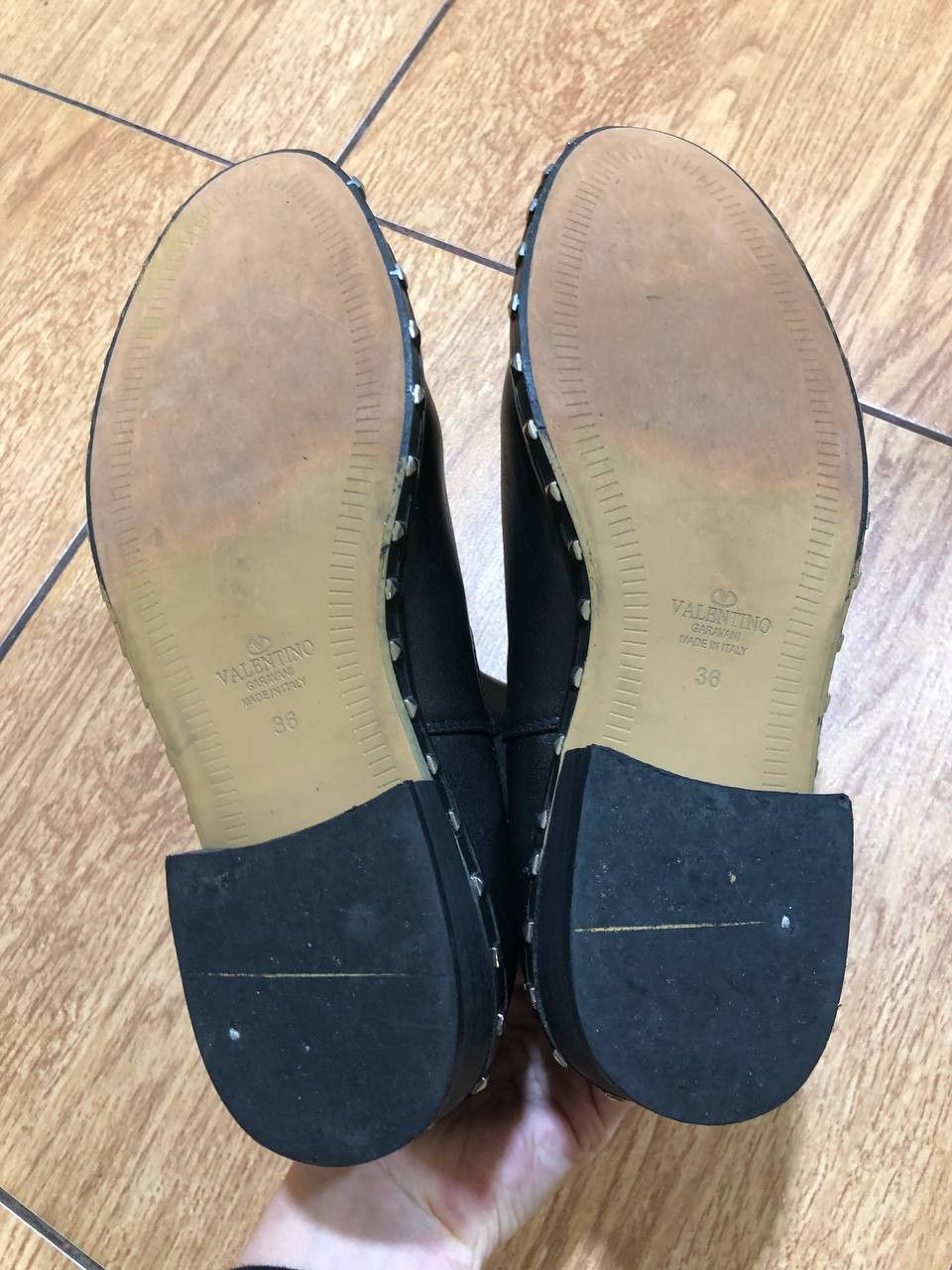 Valentino Luxury Valentino Black Studded Detail Chelsea Boots Size 36 Size US 6 / IT 36 - 4 Thumbnail