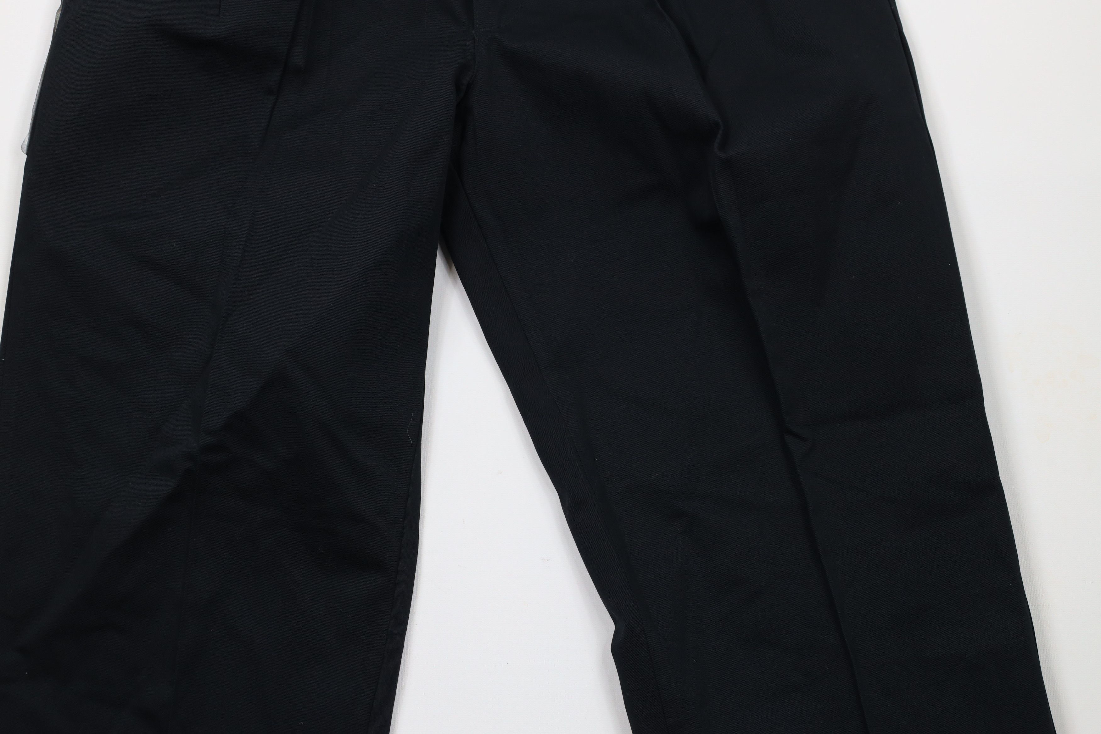 Vintage × Wrangler Deadstock Vintage Y2K Wrangler Wide Leg Chino Pants Black Size US 36 / EU 52 - 3 Thumbnail