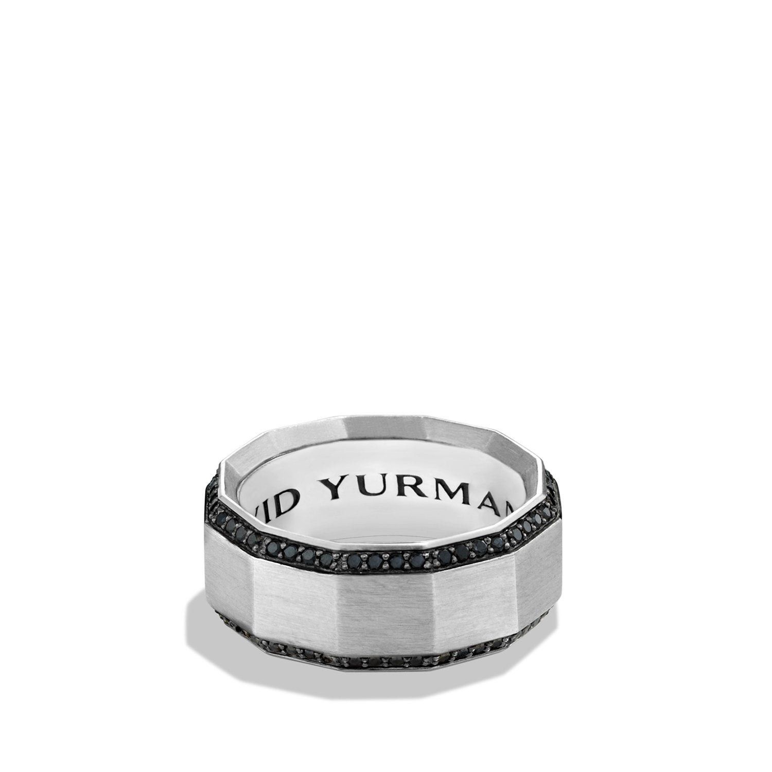 David Yurman o1w1db10325 Size:OS/ Ring with Black Diamonds in Silver Size ONE SIZE - 1 Preview