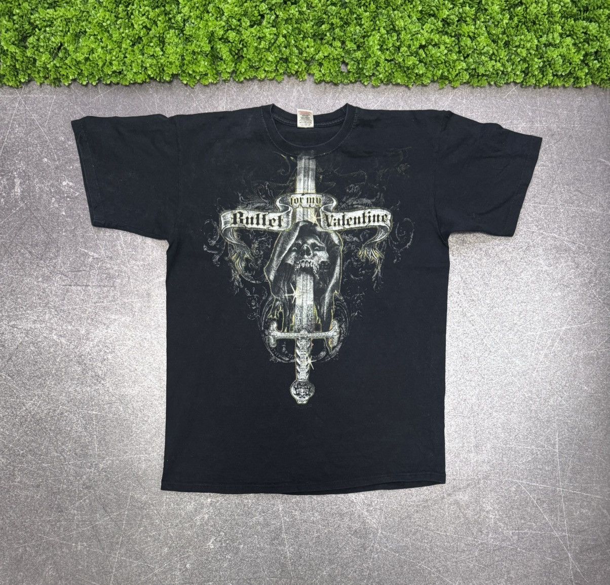 Band Tees Bullet For My Valentine Vintage Y2k Band Skull Tee Rock Hype Size US L / EU 52-54 / 3 - 1 Thumbnail