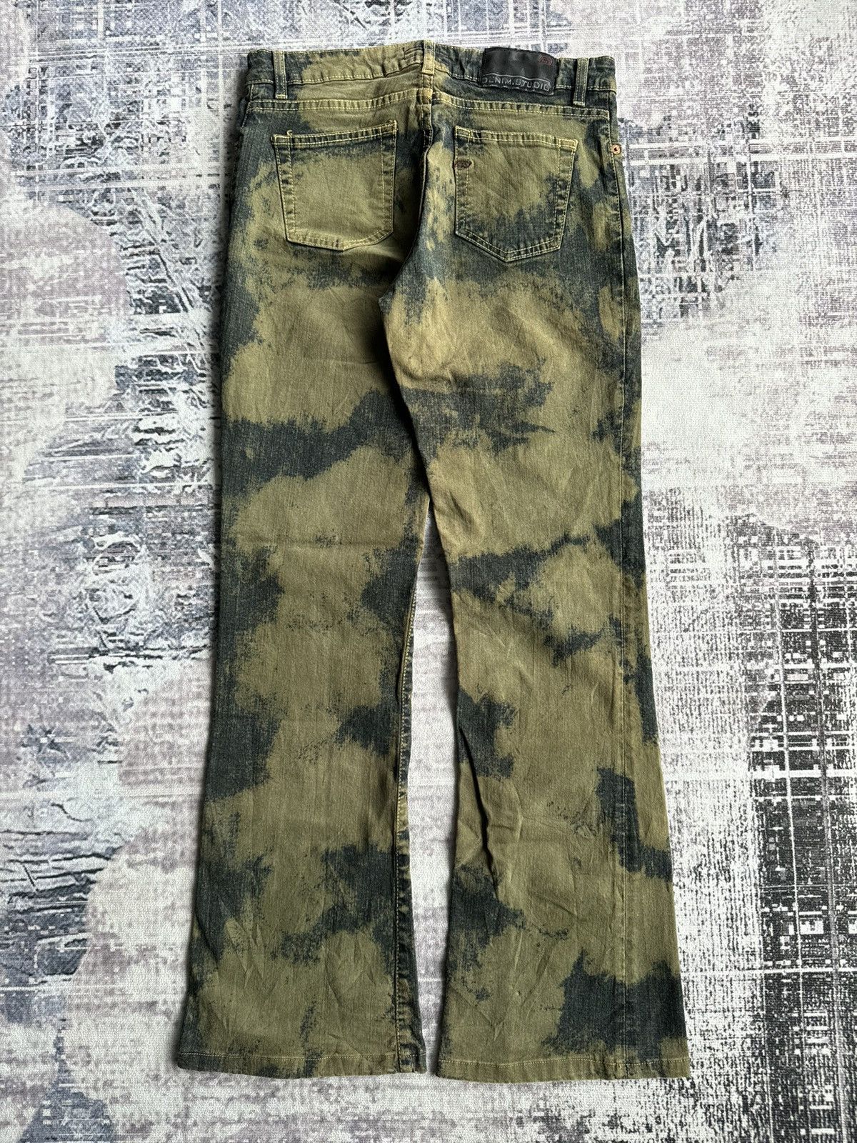 Tornado Mart Denim Studio Acid Washed Punk Flared Denim / ifsixwasnine Size US 30 / EU 46 - 2 Thumbnail