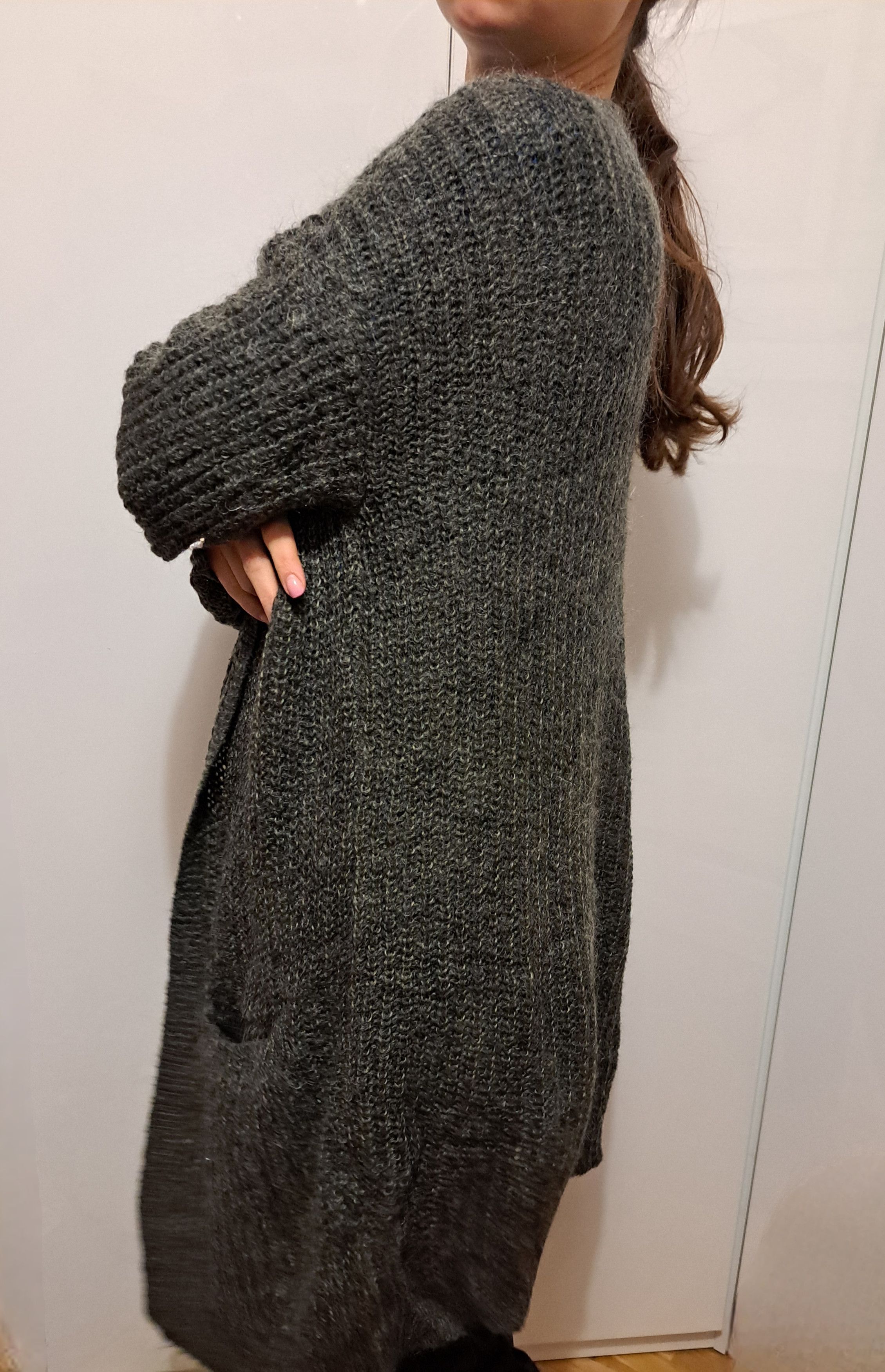 Other Marie Philippe oversize wool mohair cardigan S khaki green Size S / US 4 / IT 40 - 7 Thumbnail