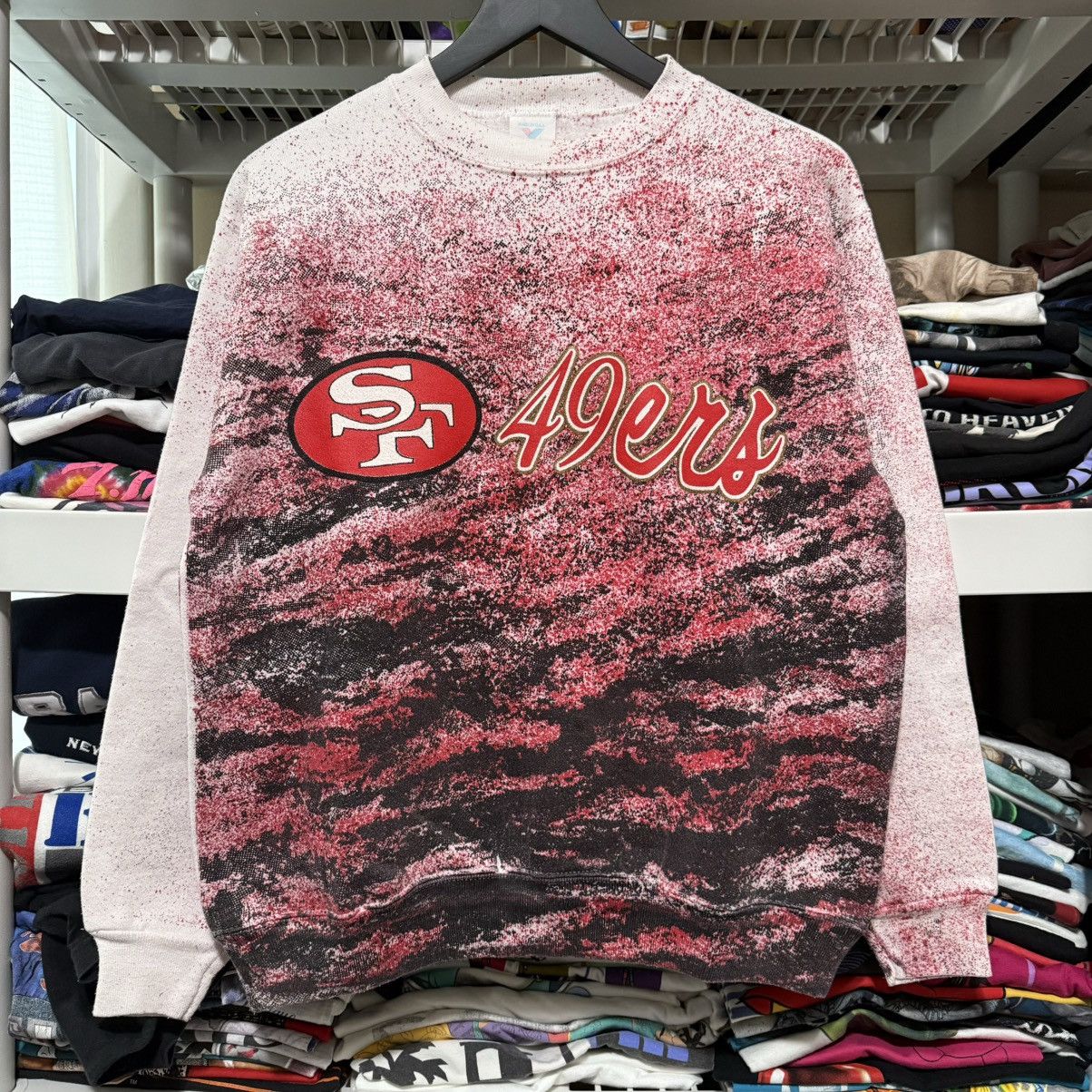 NFL × Vintage Vintage San Francisco 49ers Splatter Spray Graffiti Zubaz M Size US M / EU 48-50 / 2 - 1 Thumbnail