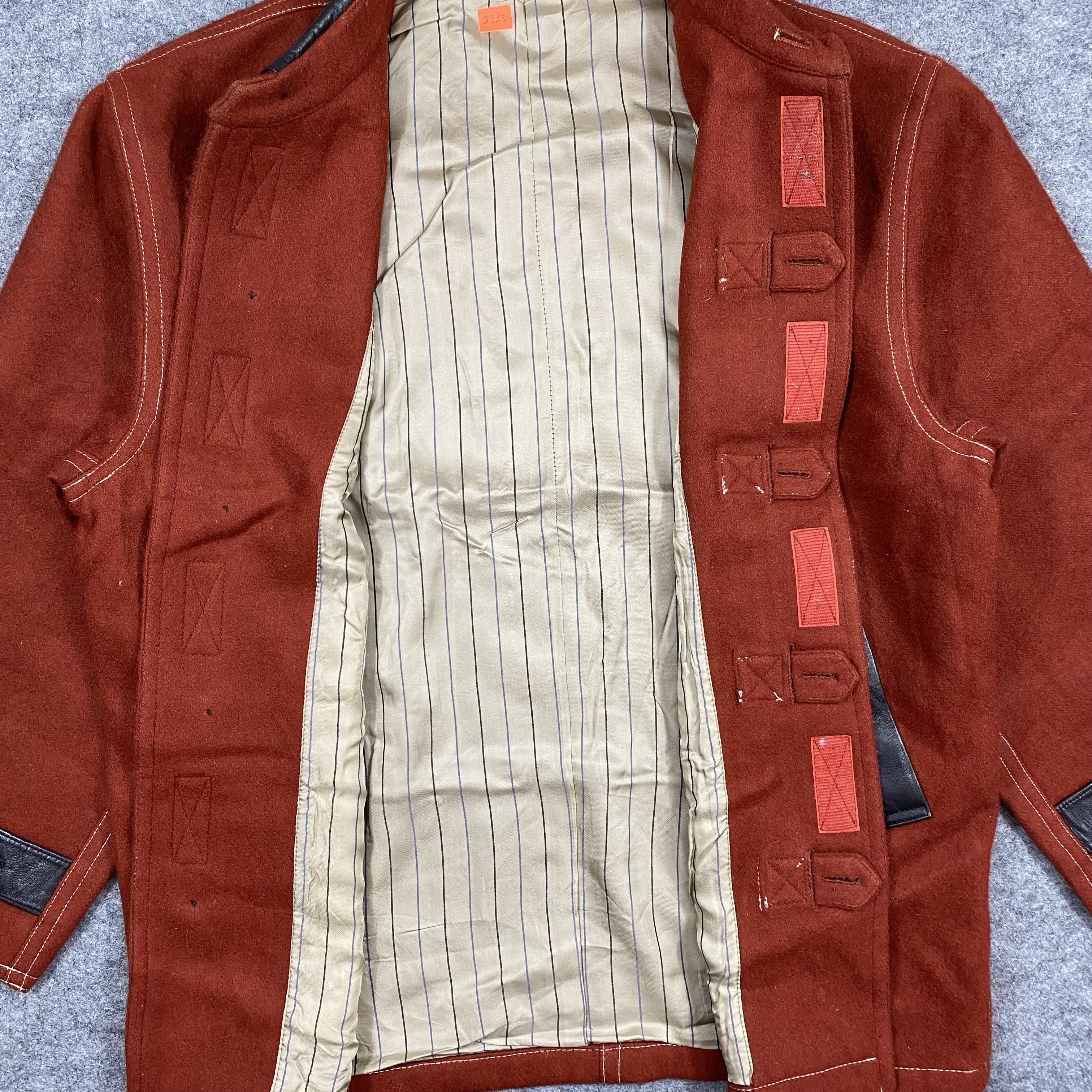 Kapital VINTAGE LEATHER WOOL KAPITAL STYLE CHORE JACKET-J539 Size US L / EU 52-54 / 3 - 3 Thumbnail