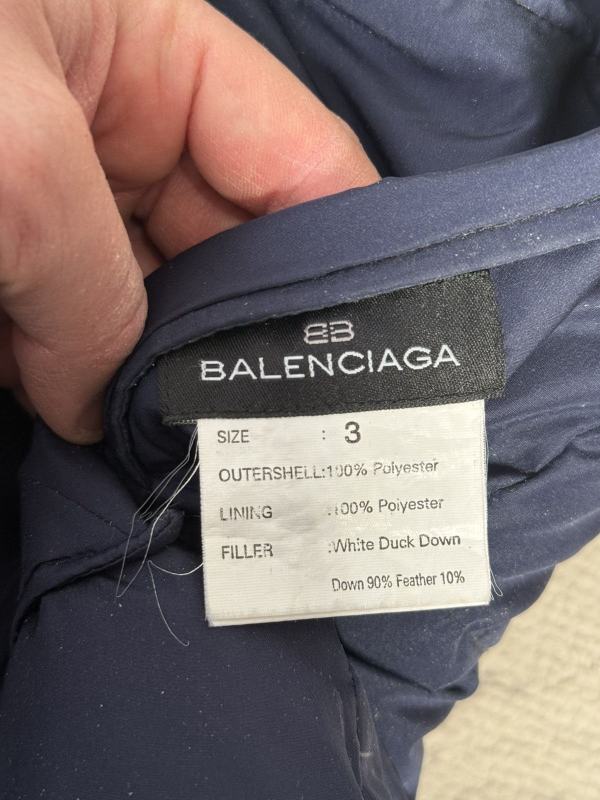 Balenciaga Vintage Y2K Balenciaga Sports Reversible Long Puffer Jacket Size US L / EU 52-54 / 3 - 12 Thumbnail