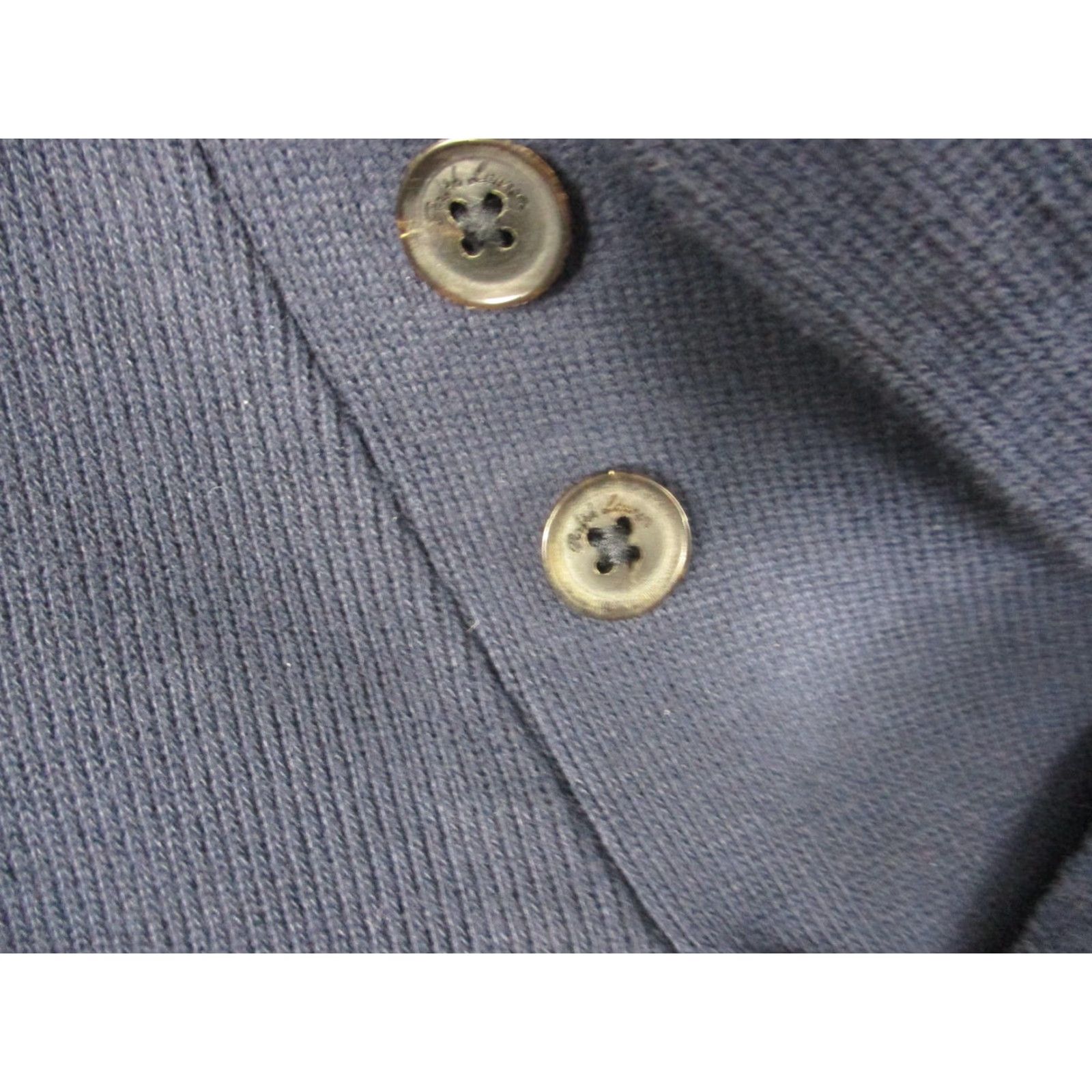 Polo Ralph Lauren VINTAGE Polo Ralph Lauren Sweatshirt Mens Large Navy Shawl Collar Elbow Patches Pullover Size US L / EU 52-54 / 3 - 5 Thumbnail