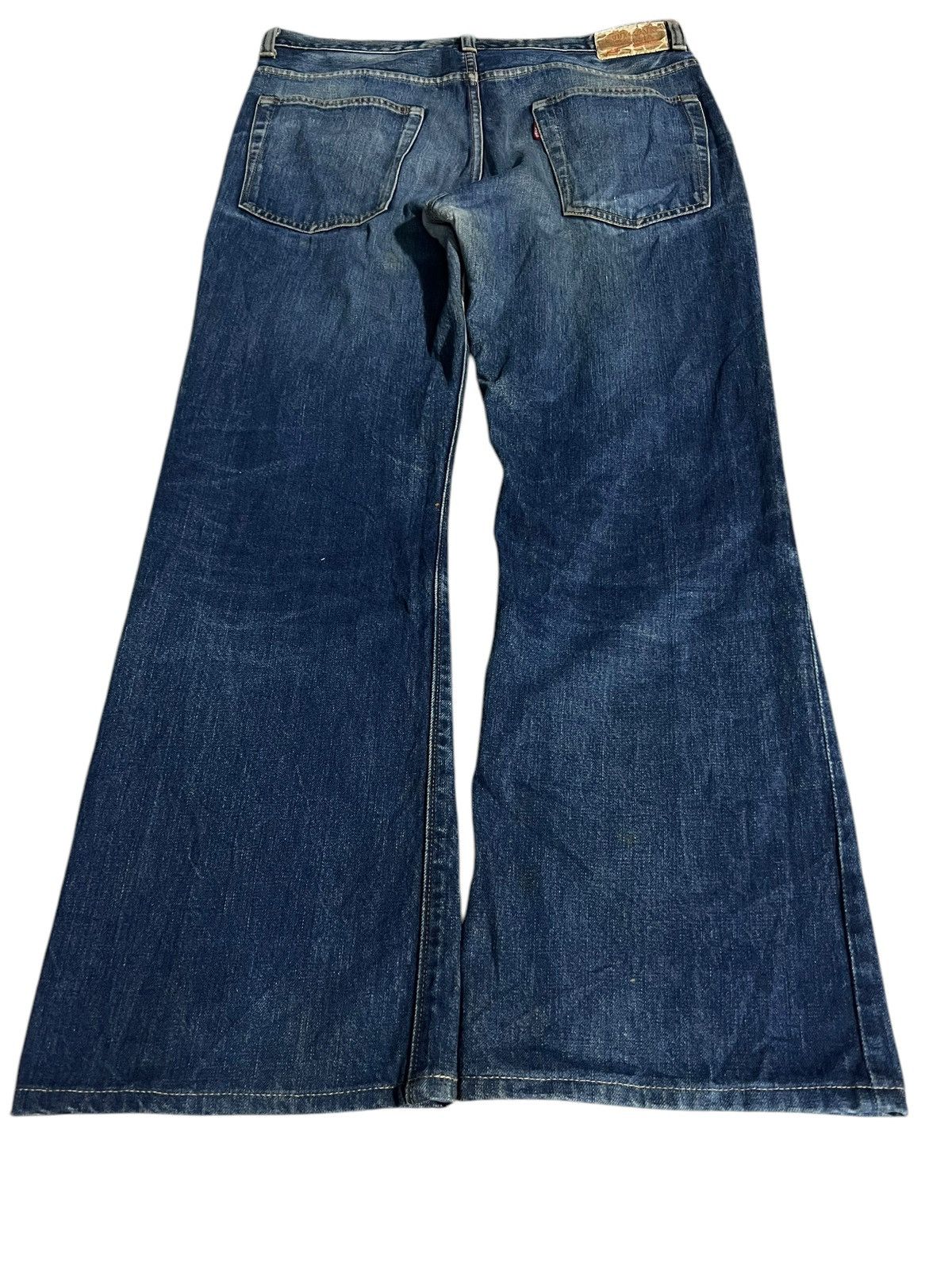 Sugar Cane 💥FLARE💥VINTAGE 80’S SUGAR CANES ZIPPER TALON JEANS Size US 33 - 2 Thumbnail