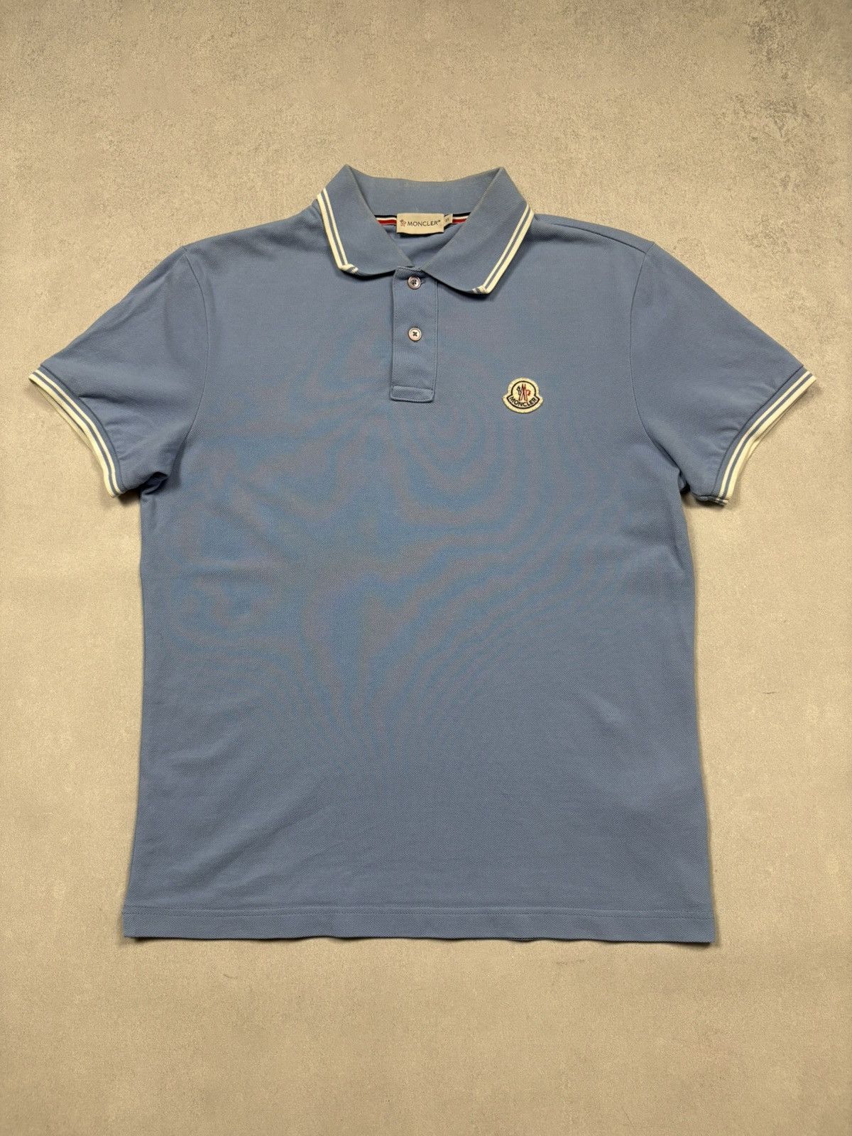 Moncler Moncler Maglia Polo Manica Corta Logo Patch Polo Shirt S Size US S / EU 44-46 / 1 - 1 Thumbnail