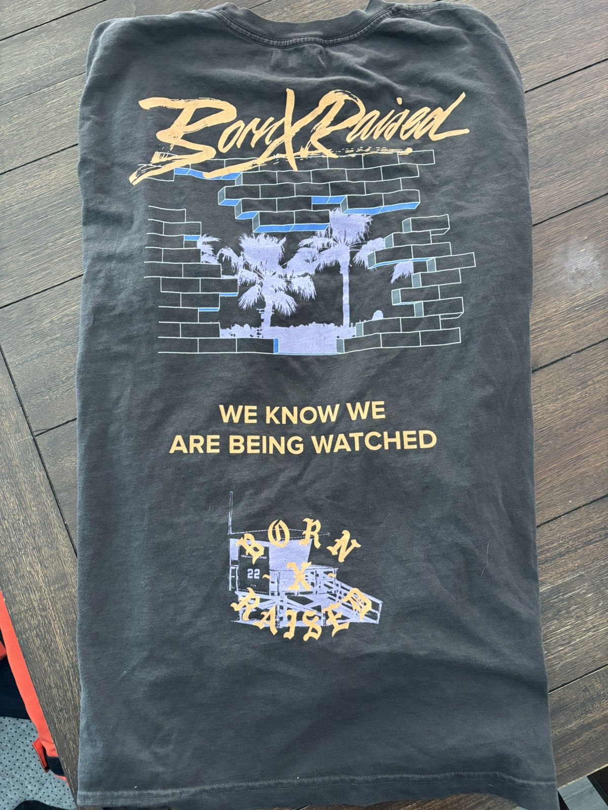 Born X Raised Born Raised We Know We Are Being Watched Long Sleeve T-shirt Size US XXL / EU 58 / 5 - 2 Thumbnail