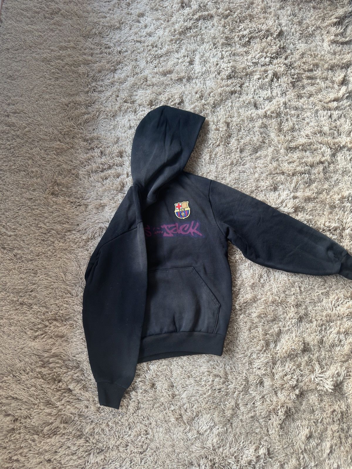 Nike × Travis Scott Travis scott x Nike x FC Barcelona - Spray Logo Hoodie Size US S / EU 44-46 / 1 - 2 Thumbnail