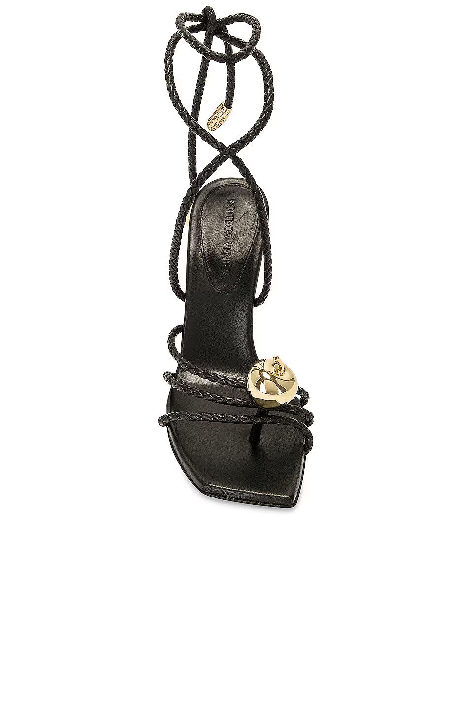Bottega Veneta o1n1vont1225 Adam Sandals in Black Size US 7 / IT 37 - 4 Thumbnail