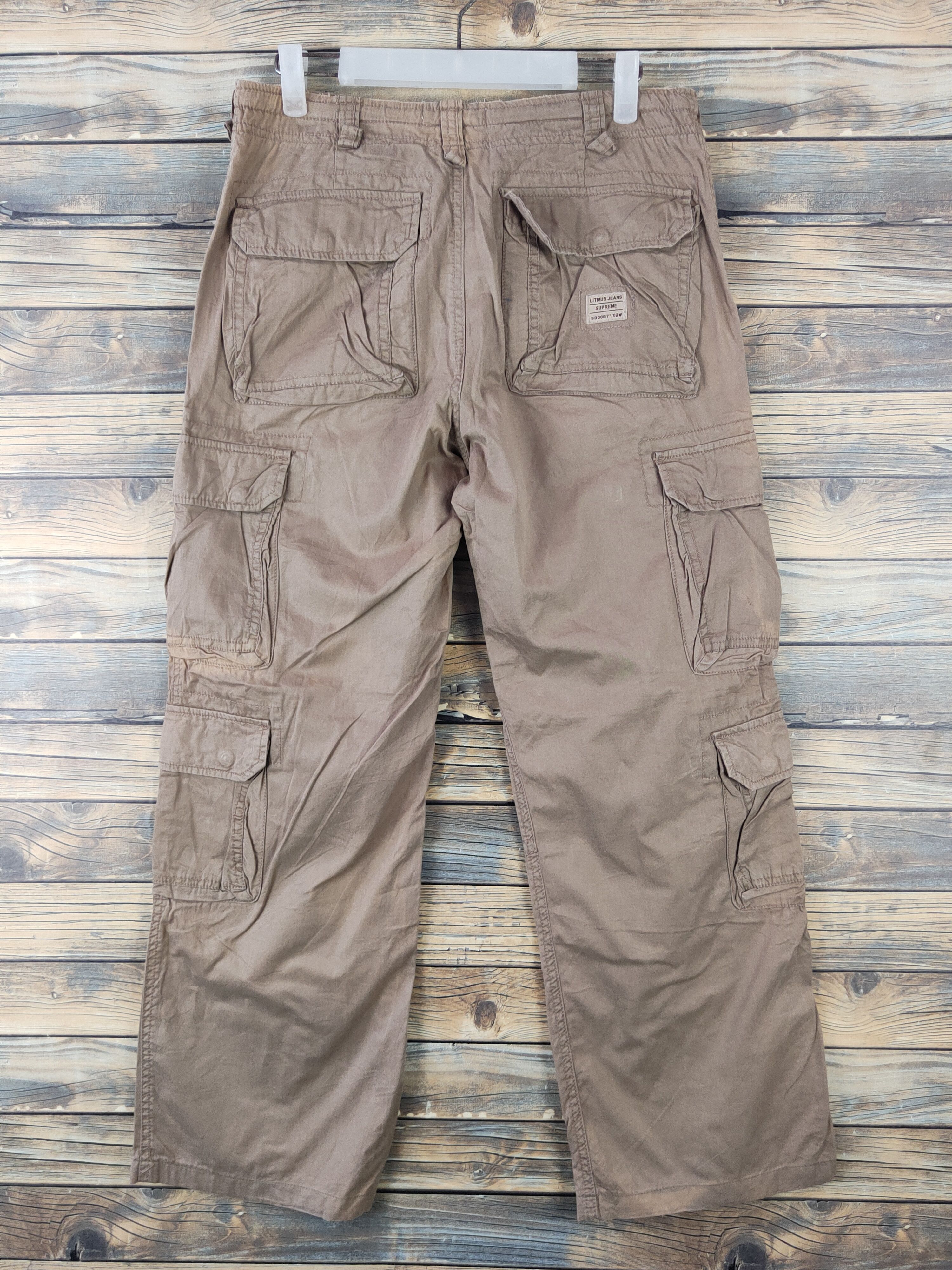 Japanese Brand DLL Litmus Brown Multipocket Tactical Cargo Pants #232 Size US 30 / EU 46 - 8 Thumbnail