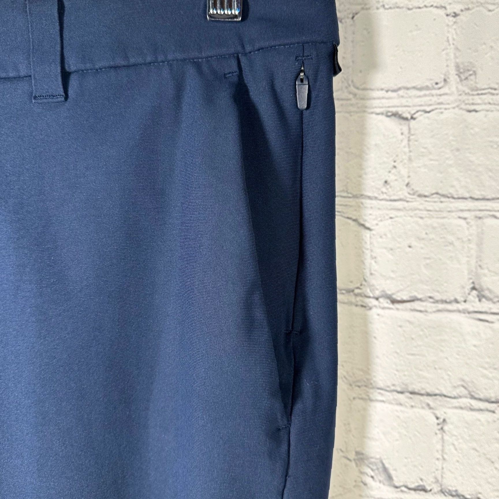 Lululemon Lululemon Commission Slim Fit Pants Mens 34 Navy Blue Chino Trousers 5-Pocket Casual Workwear Size US 33 - 3 Thumbnail