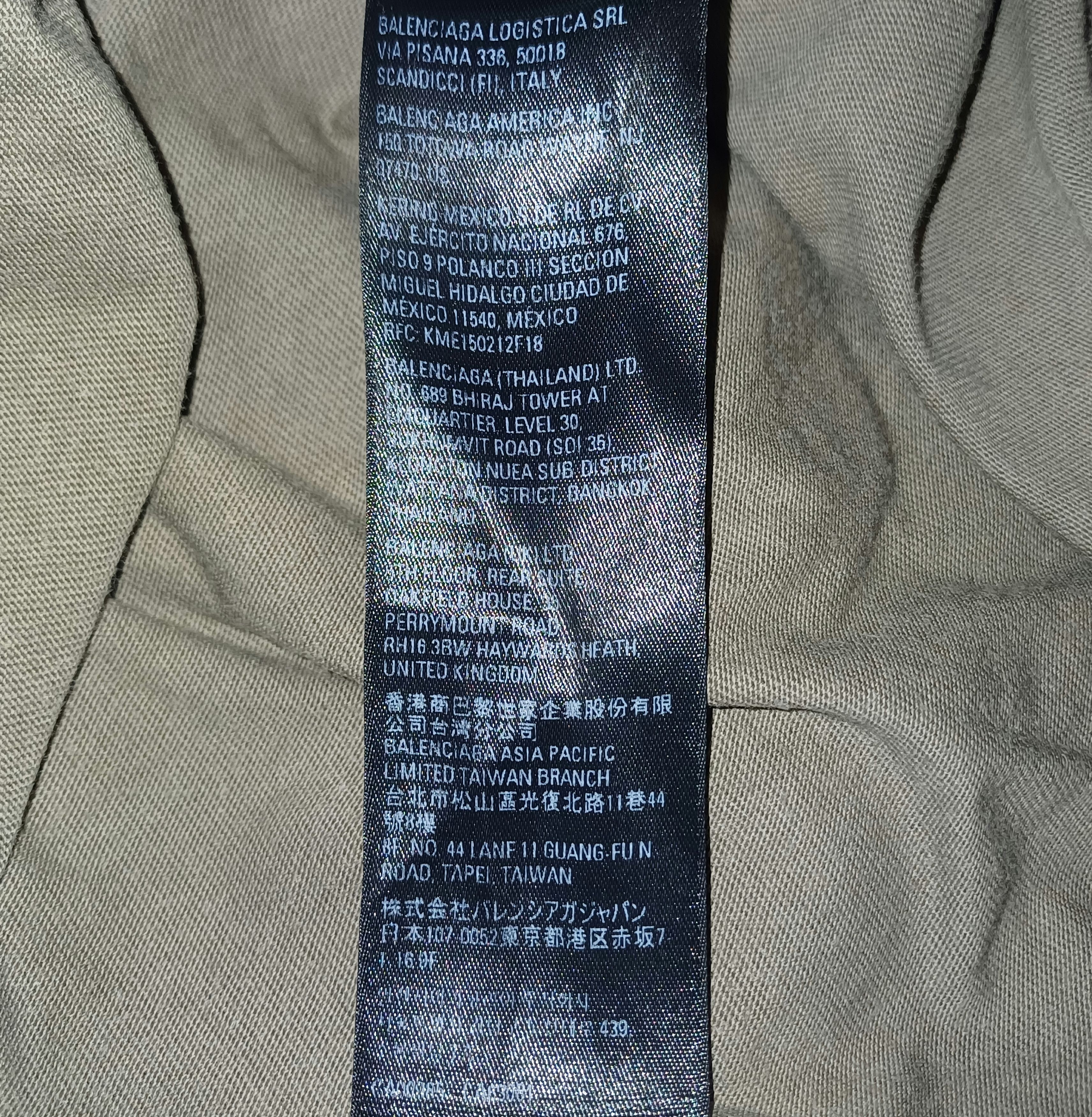 Balenciaga Balenciaga WFP Long Sleeve T-Shirt Size US XL / EU 56 / 4 - 12 Thumbnail