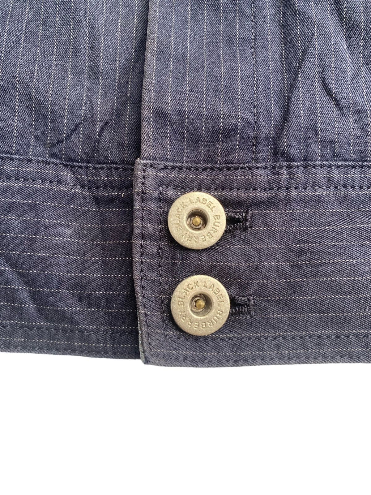 Burberry Vtg BURBERRY Black Label trucker jacket button up Size L / US 10 / IT 46 - 6 Thumbnail