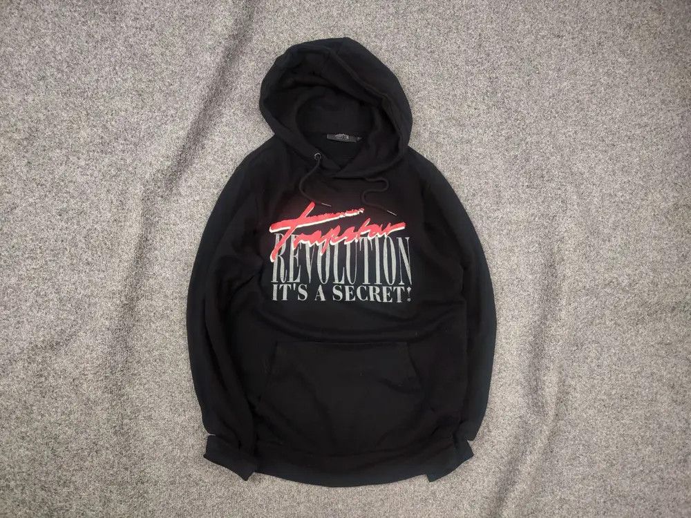 Trapstar London Trapstar revolution it's a secret Logo Black Hoodie Size US S / EU 44-46 / 1 - 1 Thumbnail
