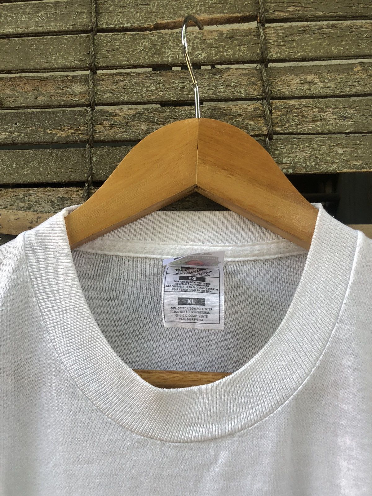 Fruit Of The Loom × Japanese Brand × Vintage 🔥Vintage 90s🔥Steve Carter Lion Tennis Camp Tshirts Size US XL / EU 56 / 4 - 4 Thumbnail