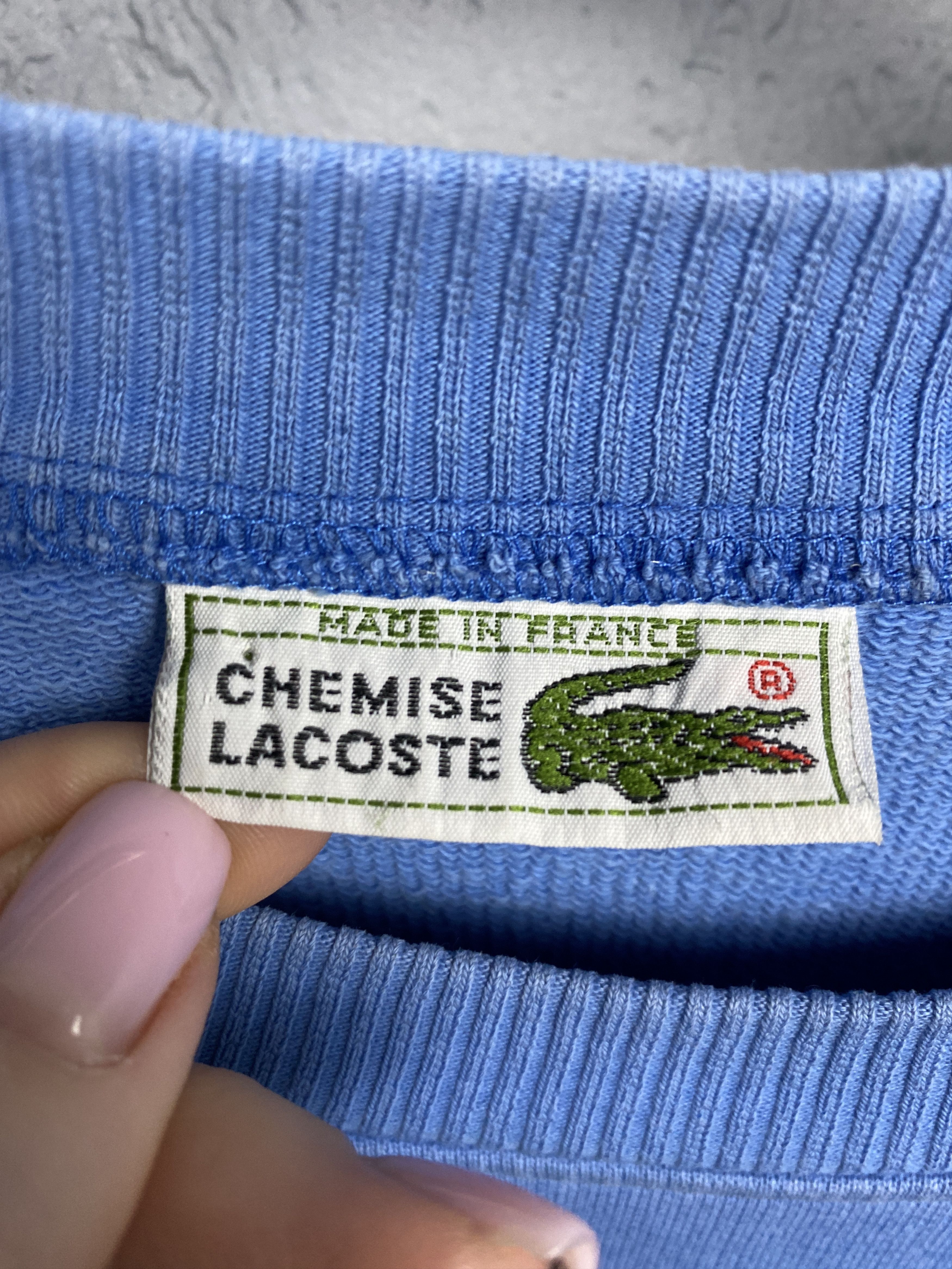 Lacoste Lacoste 90s Vintage Mens Sweatshirt Made in France Size US M / EU 48-50 / 2 - 4 Thumbnail