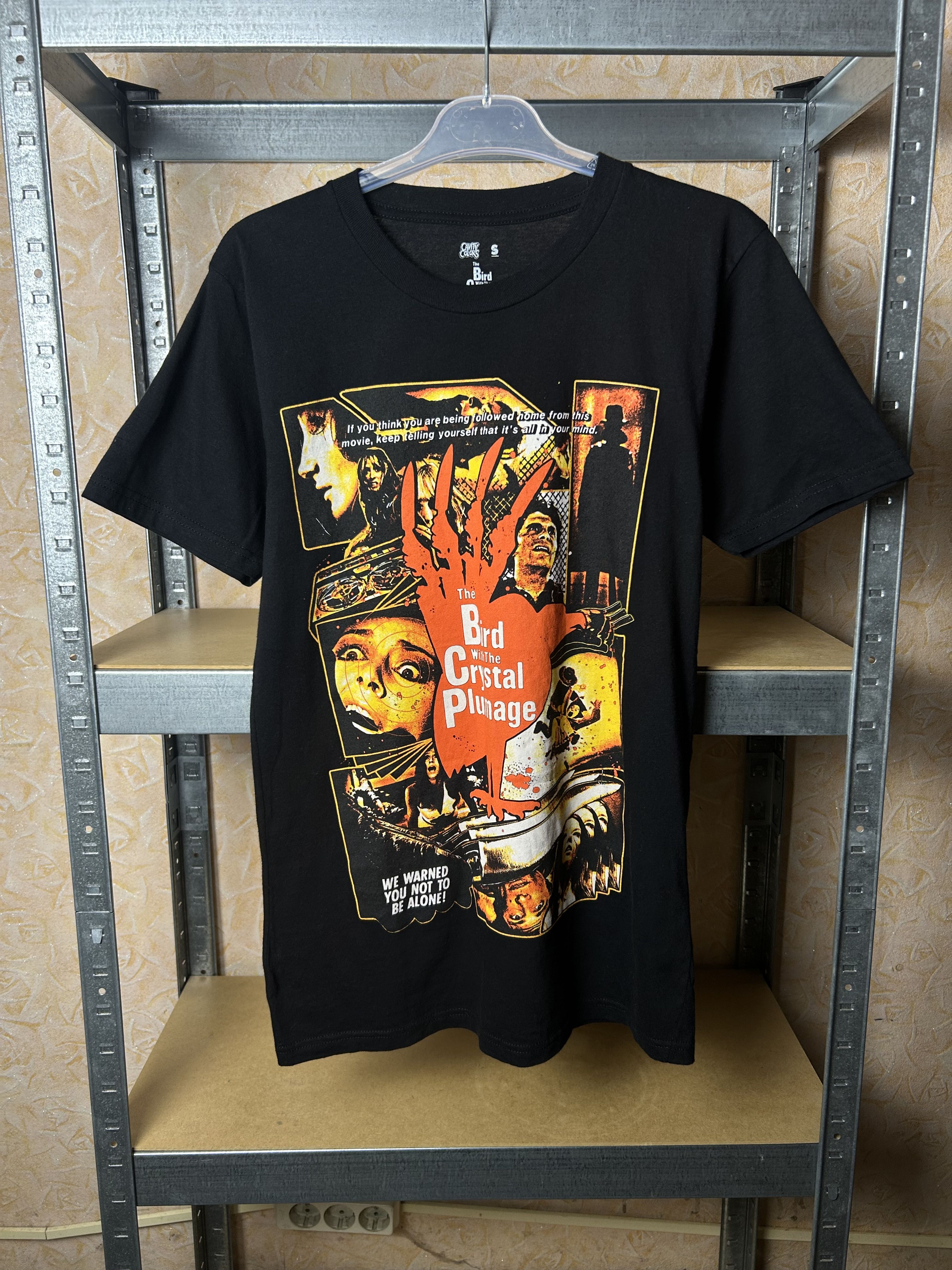 Expert Horror Vintage 2000s The Bird with the Crystal Plumage Movie Tshirt Size US S / EU 44-46 / 1 - 1 Thumbnail