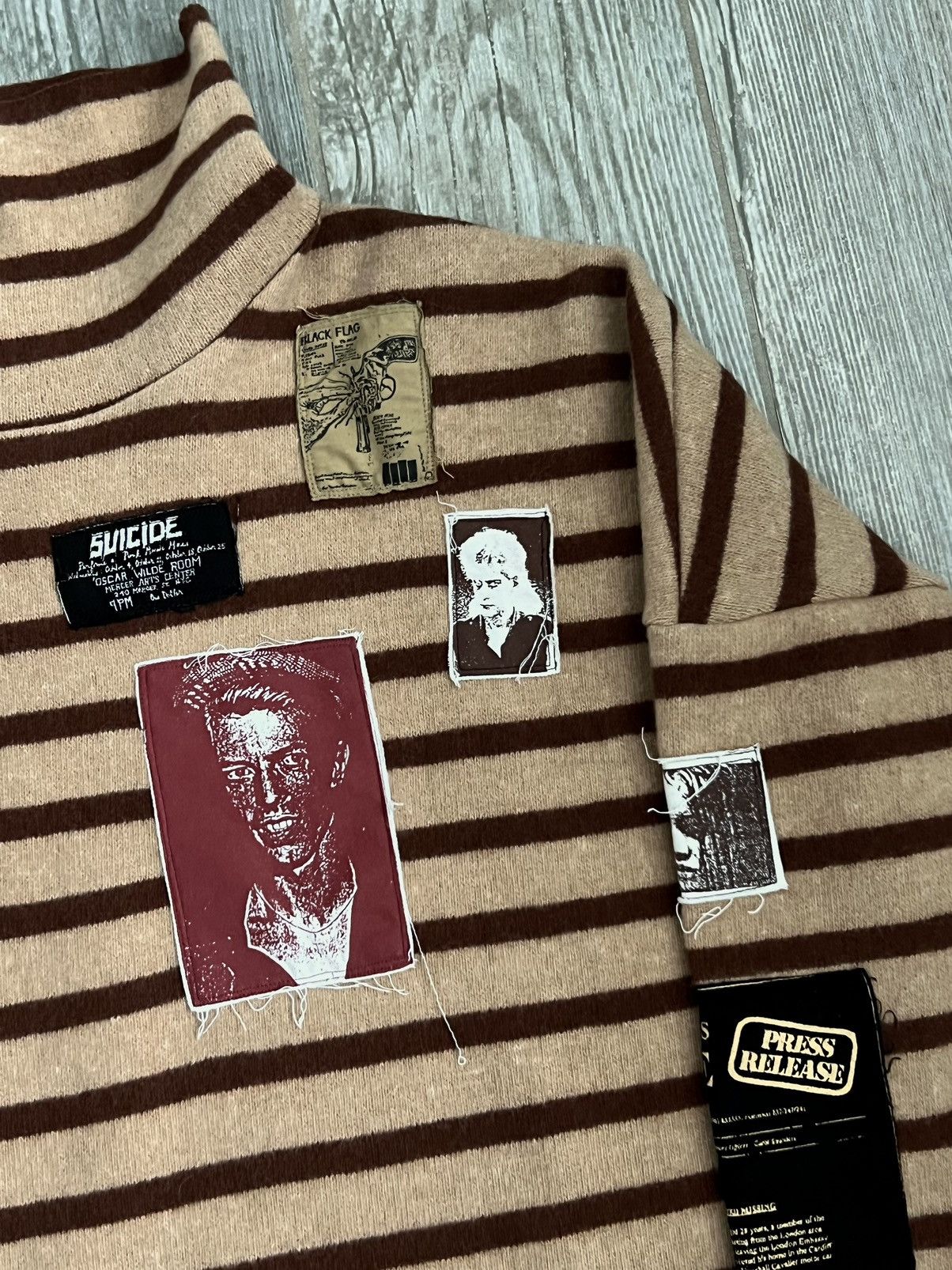 Raf Simons AW2001-2002 Raf Simons Riot Riot Riot Tan Runway Turtleneck Size US XL / EU 56 / 4 - 6 Thumbnail
