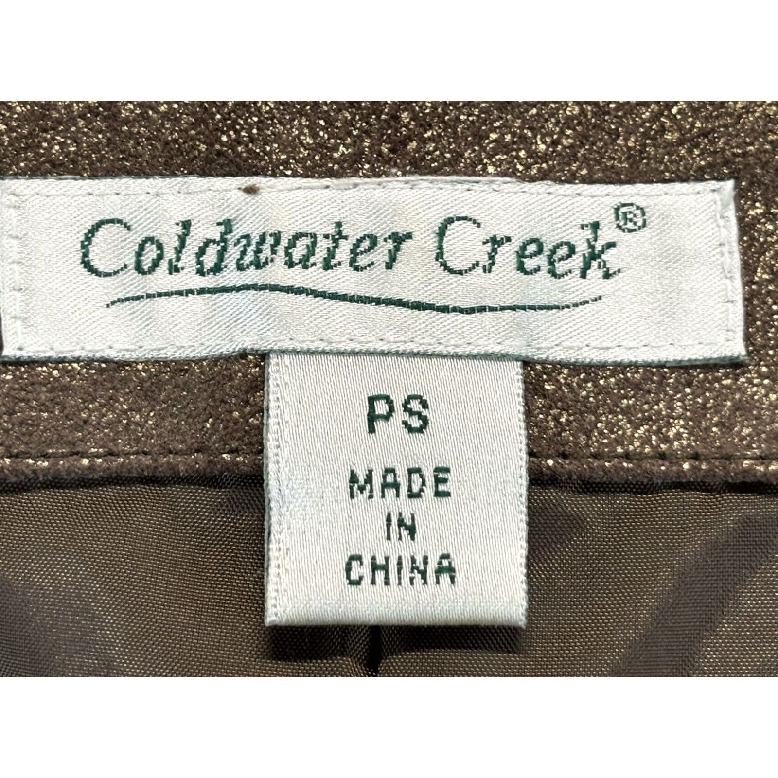 Coldwater Creek Coldwater Creek Leather Jacket Coat Women’s Sp Petite Bronze Y2K Size S / US 4 / IT 40 - 7 Thumbnail