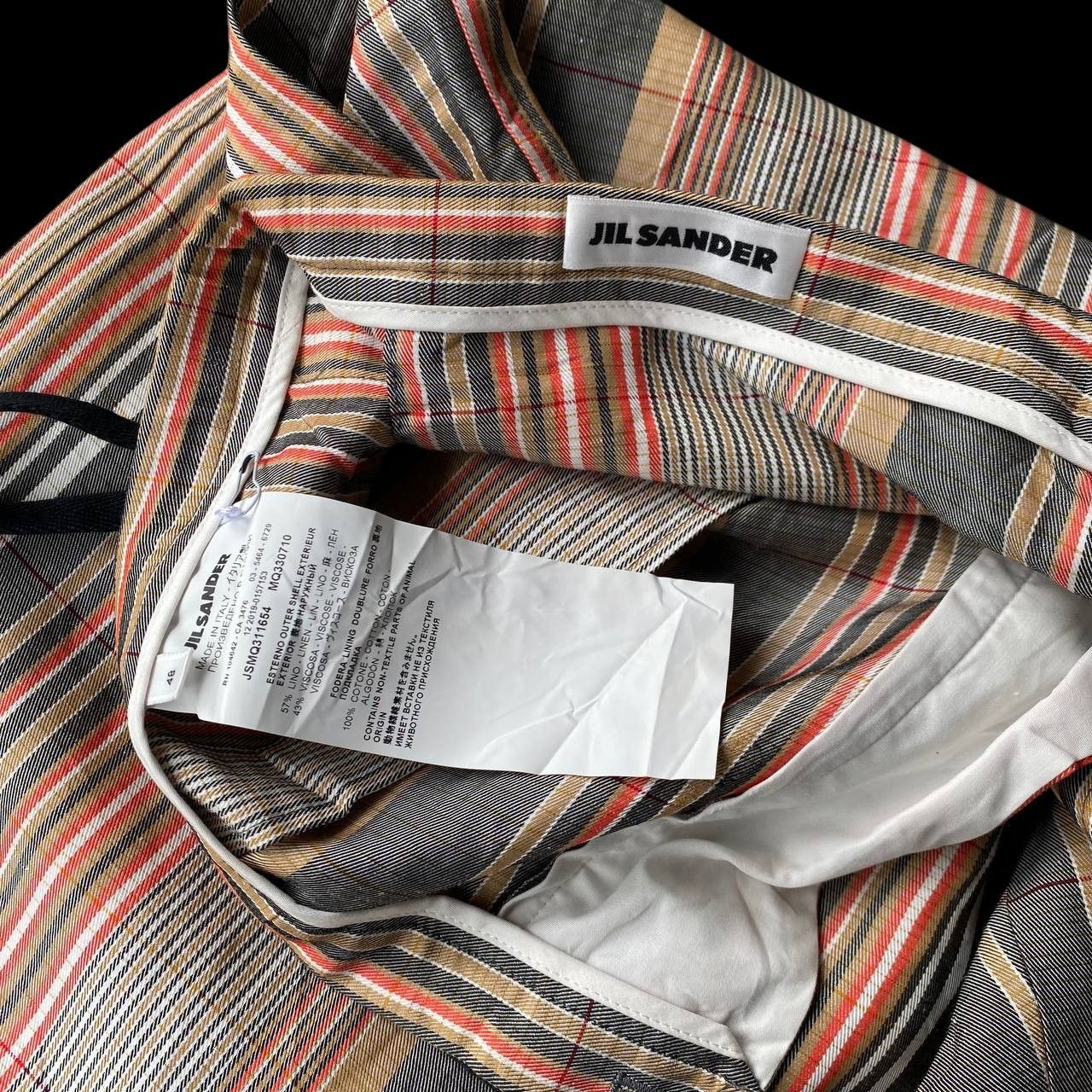 Jil Sander Authentic Jil Sander SS19 Rainbow Striped Linen&Viscose Size US 36 / EU 52 - 10 Thumbnail