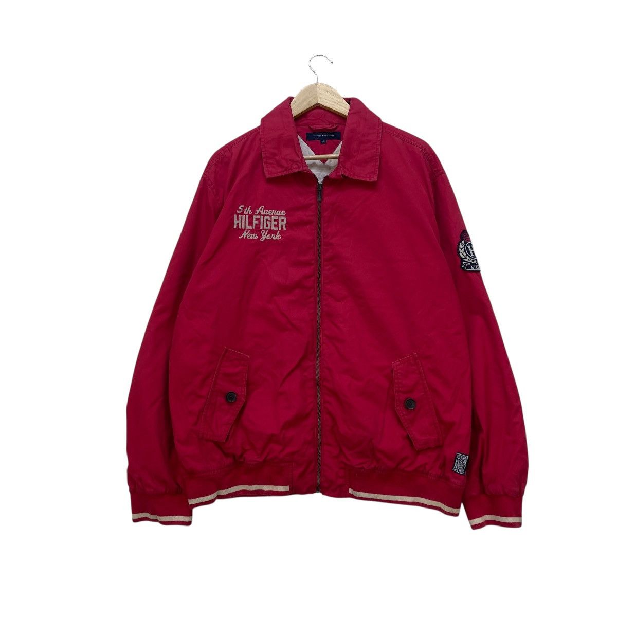 Tommy Hilfiger 💥Vintage Tommy Hilfiger Universe Bomber Jacket Size US M / EU 48-50 / 2 - 1 Thumbnail