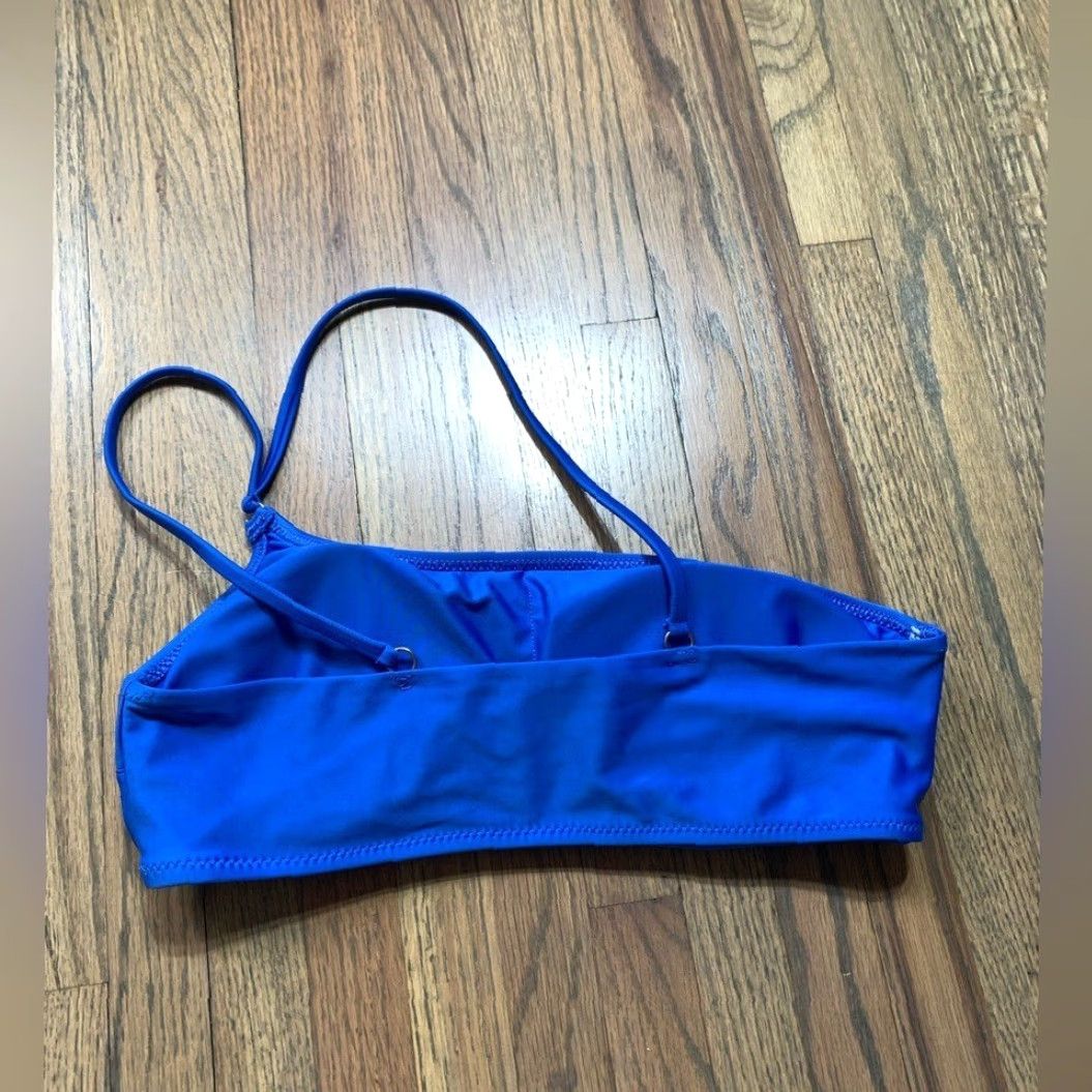 Vintage Aerie Blue One Shoulder Swim Top S Women Small Cover Up Size S / US 4 / IT 40 - 3 Thumbnail
