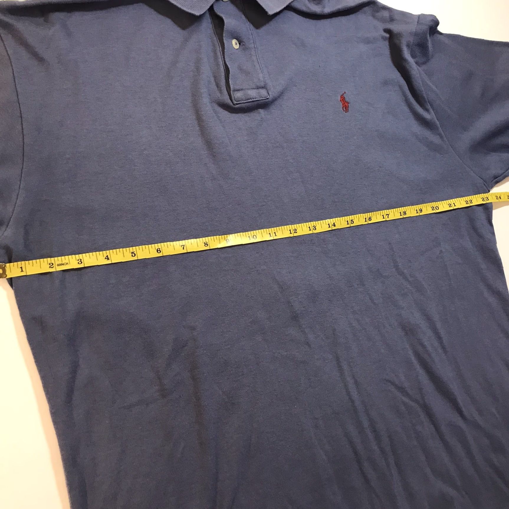 Polo Ralph Lauren VINTAGE Polo Ralph Lauren Golf Shirt L Blue Short Sleeve Rugby Mens 90s Size US L / EU 52-54 / 3 - 5 Thumbnail