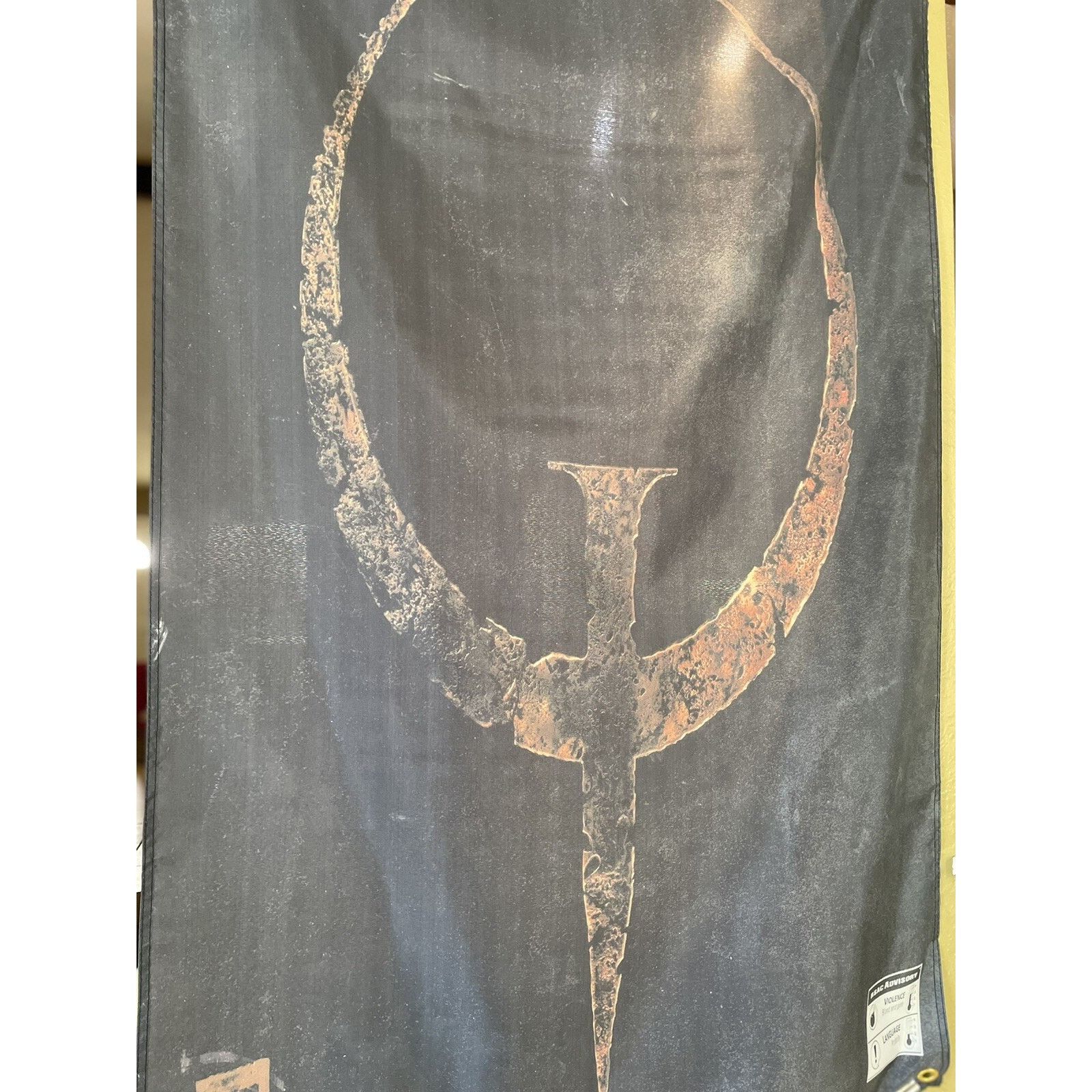 Other QUAKE 5ft Flag PC 1996 id Software Banner Poster Size ONE SIZE - 6 Thumbnail