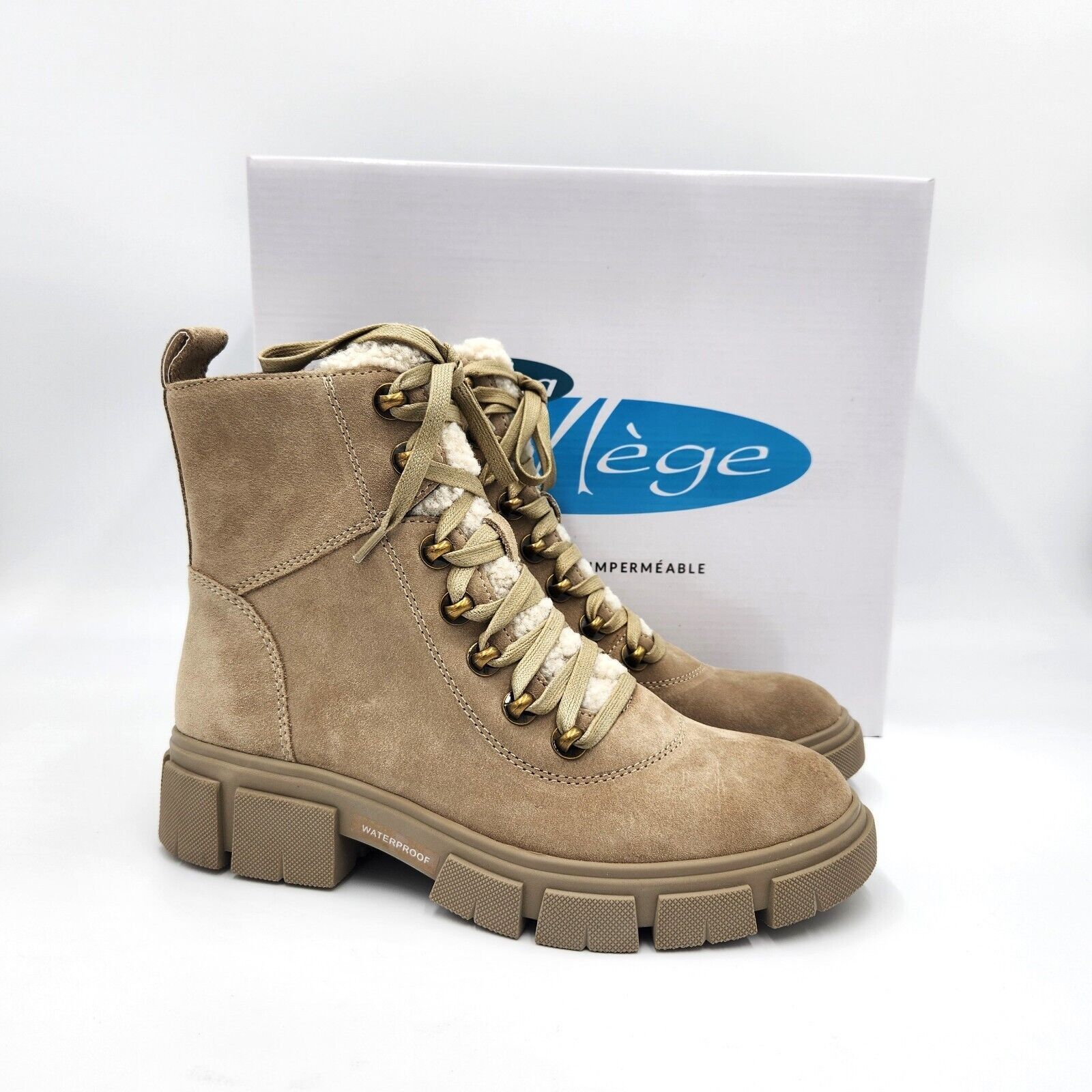 The Unbranded Brand Aqua Women Sand Waterproof Utility Combat Booties 8.5M Size US 8.5 / IT 38.5 - 2 Thumbnail