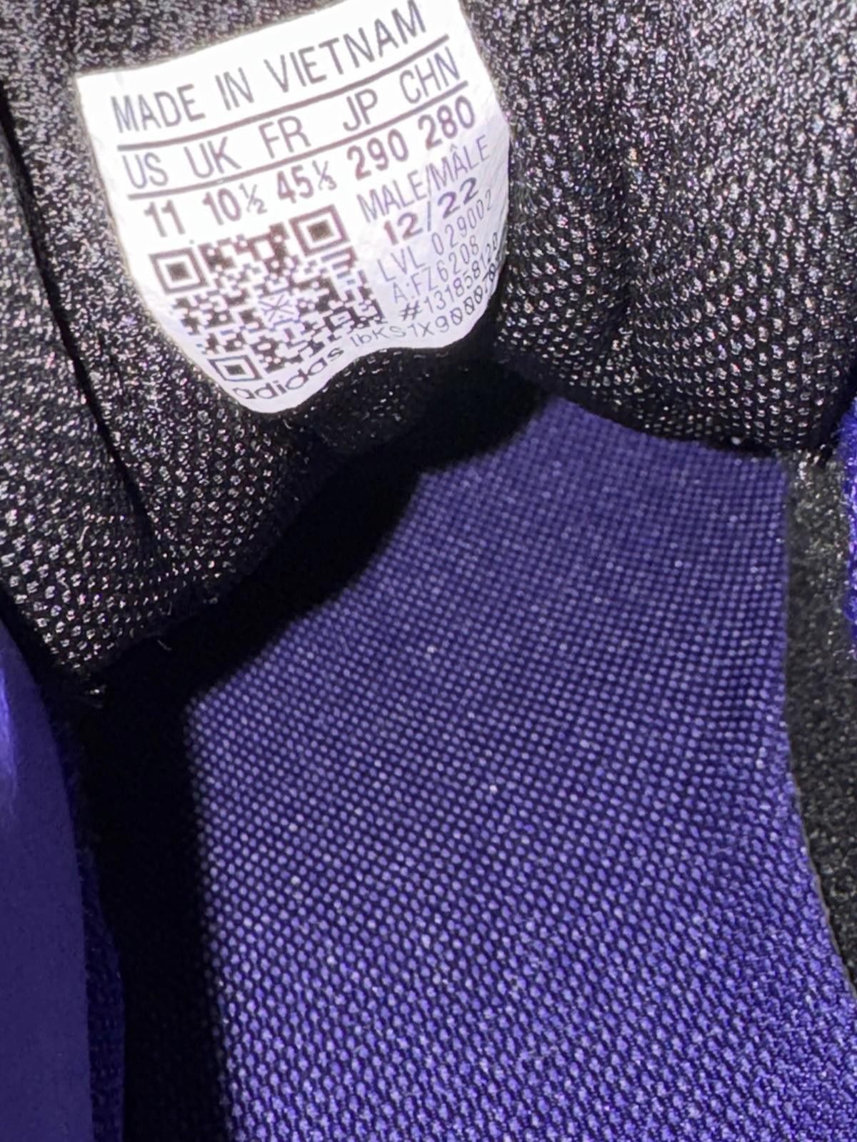 Adidas Adidas Crazy 1 Lakers Away 2023 Size 11 Mens Purple Black Size US 11 / EU 44 - 8 Thumbnail