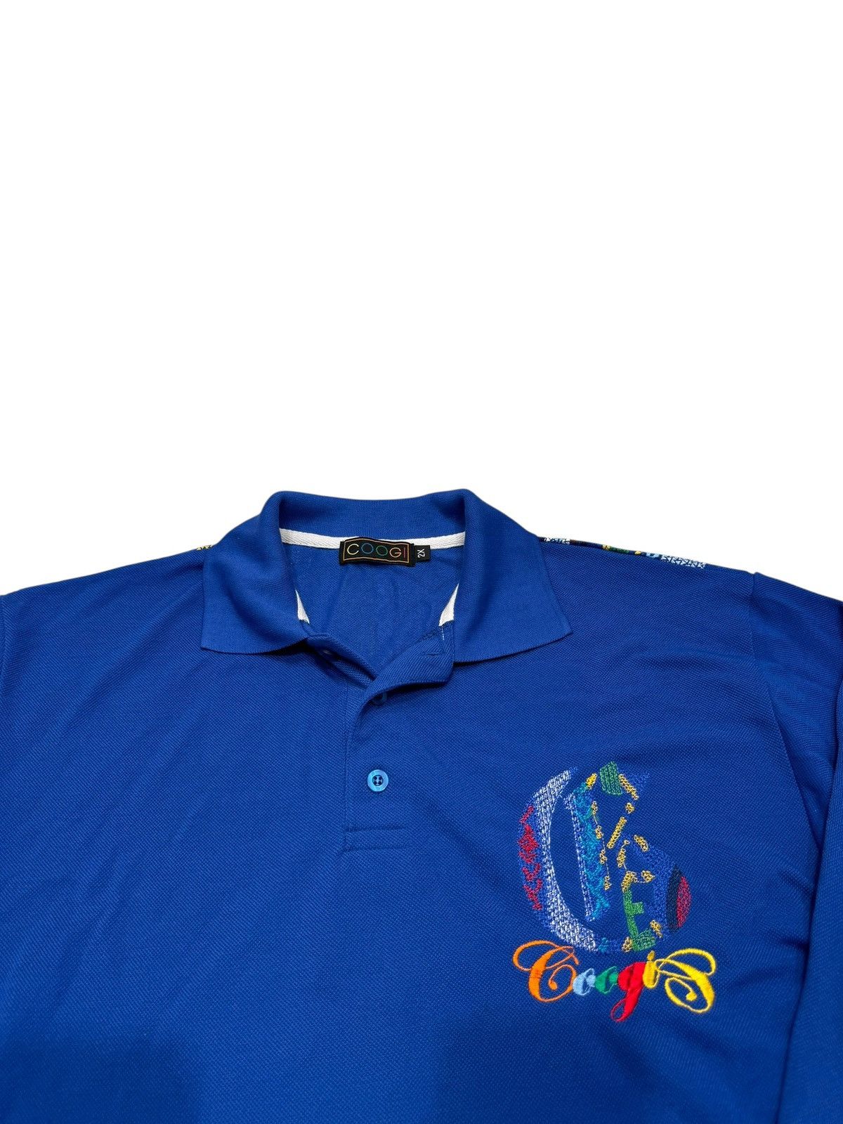 Coogi Vintage 90s Coogi longsleeve Polo shirt embroidered 3D Size US XXL / EU 58 / 5 - 3 Thumbnail