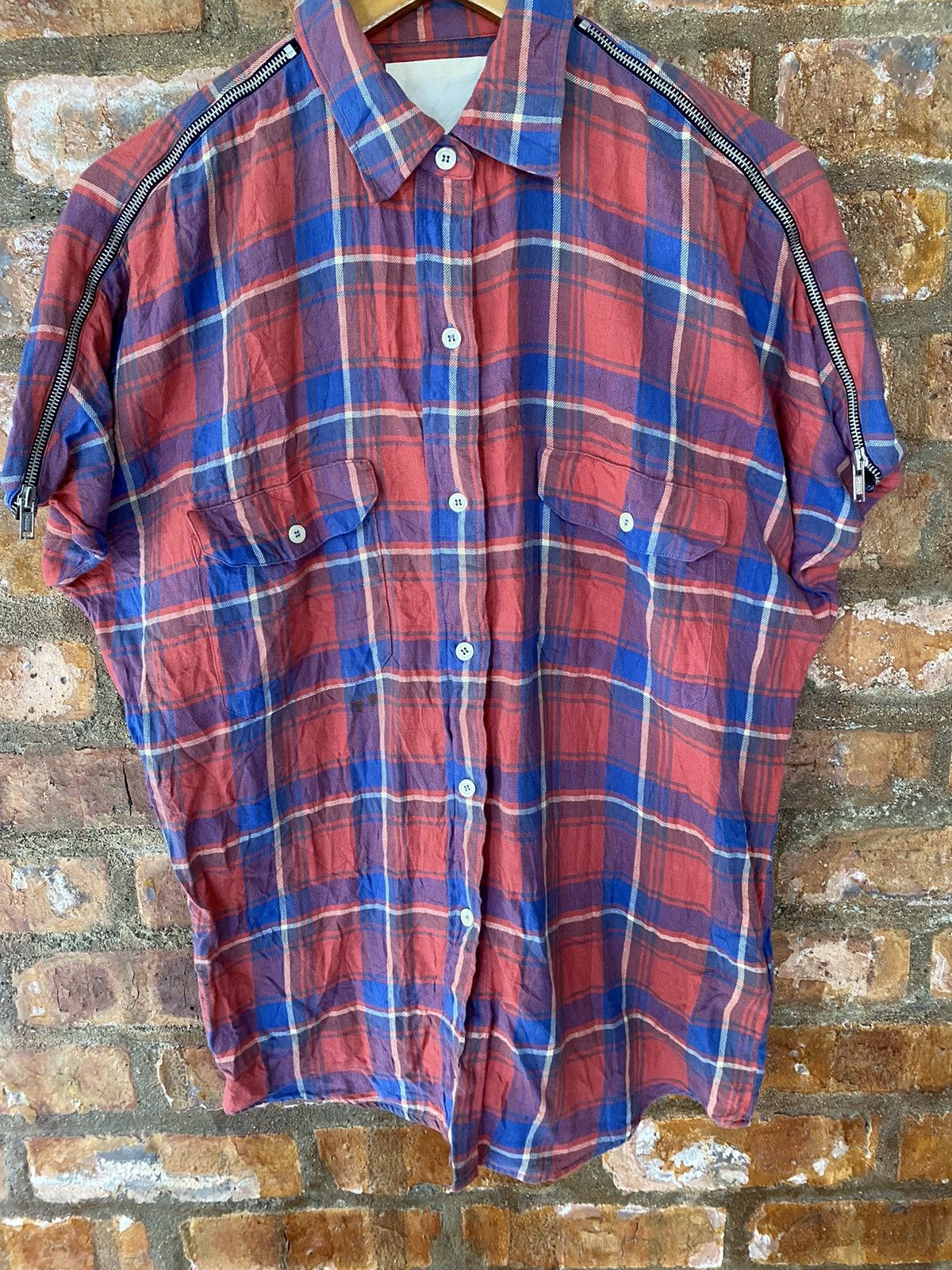 R13 SS09 R13 Zipper shoulder shirt Size M / US 6-8 / IT 42-44 - 4 Thumbnail