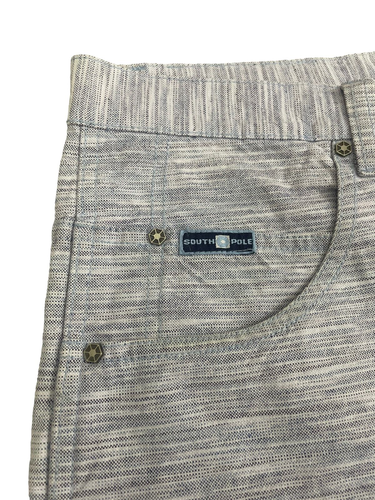 JNCO Vintage Southpole Baggy Carpenter Jeans Embroidery Logo Size US 37 - 7 Thumbnail