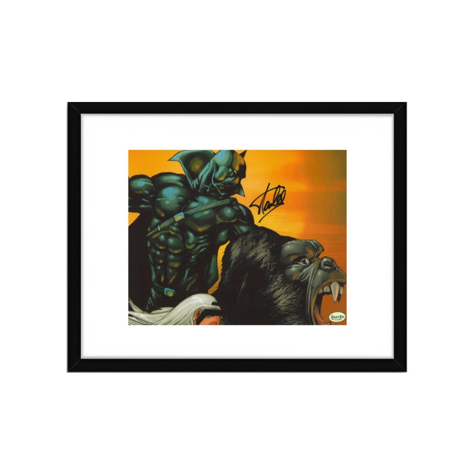 Other Stan Lee "Black Panther" autographed 8x10 photo COA W/Frame Size ONE SIZE - 2 Thumbnail