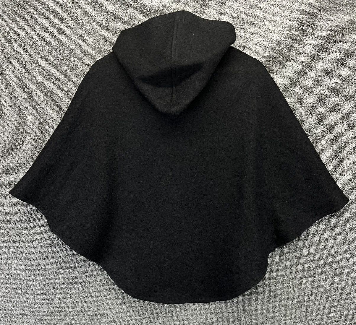 Fidelity Vintage Fidelity Black Wool Pancho Size ONE SIZE - 9 Thumbnail