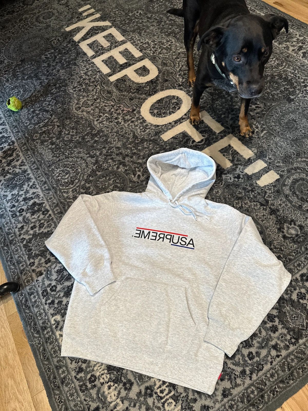Supreme Supreme USA Hoodie DS Size Small Size US S / EU 44-46 / 1 - 2 Thumbnail