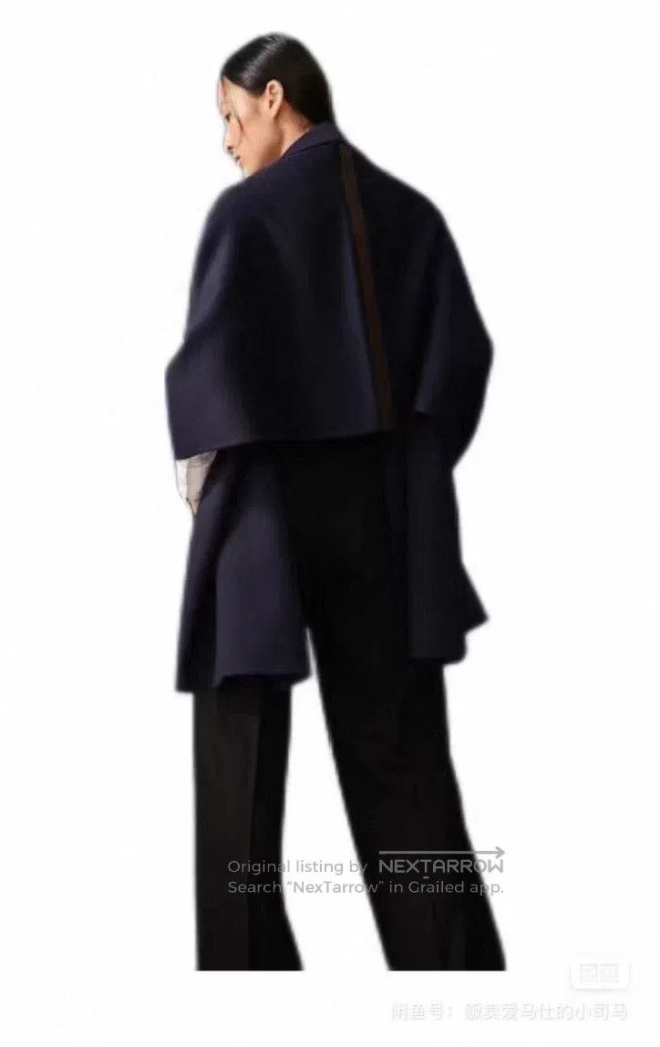 Hermes Hermes size 70*205cm Cashmere Shawl, Dark Blue Size ONE SIZE - 8 Thumbnail
