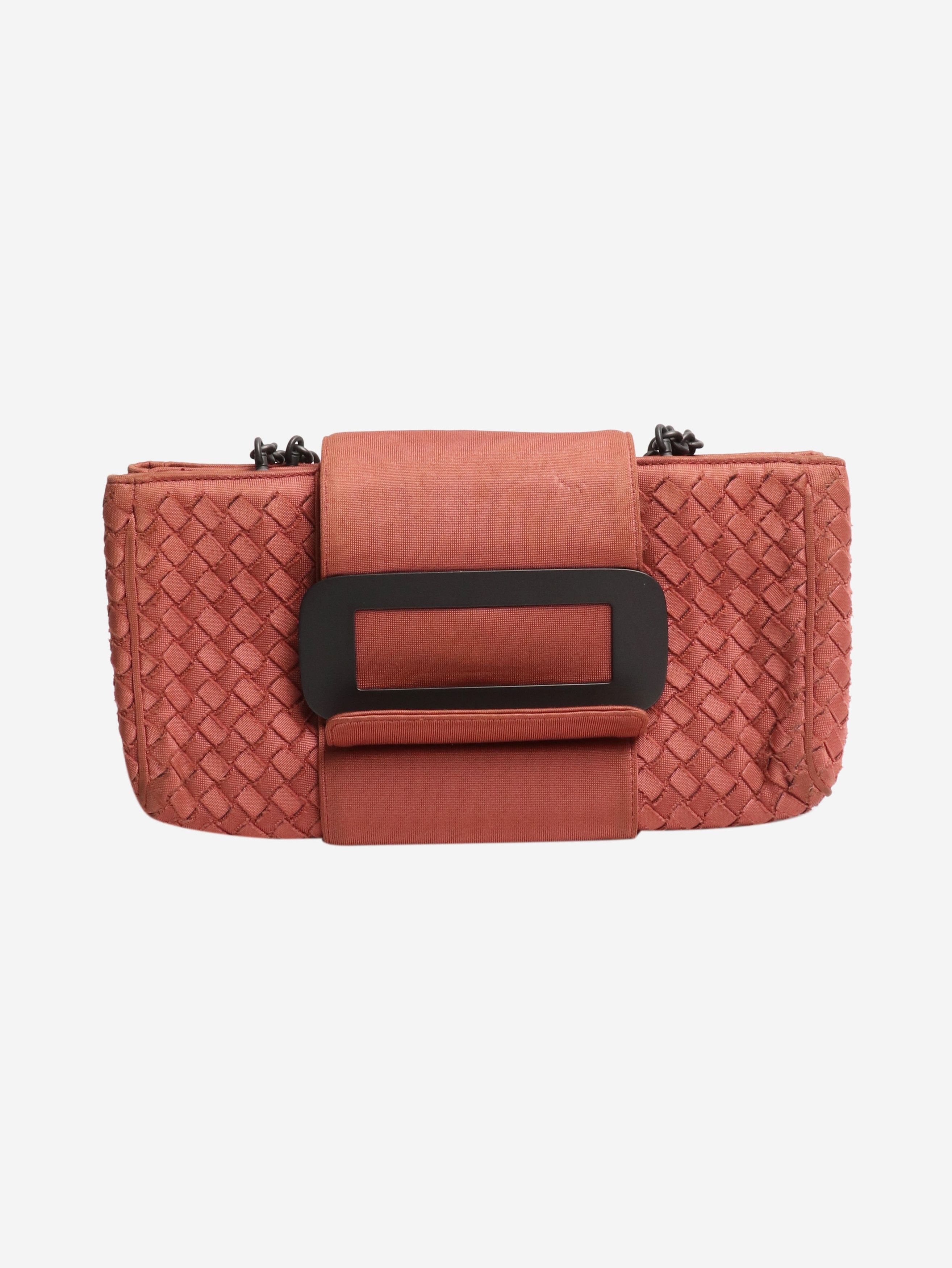 Bottega Veneta Pink Intrecciato canvas shoulder bag Size ONE SIZE - 1 Thumbnail