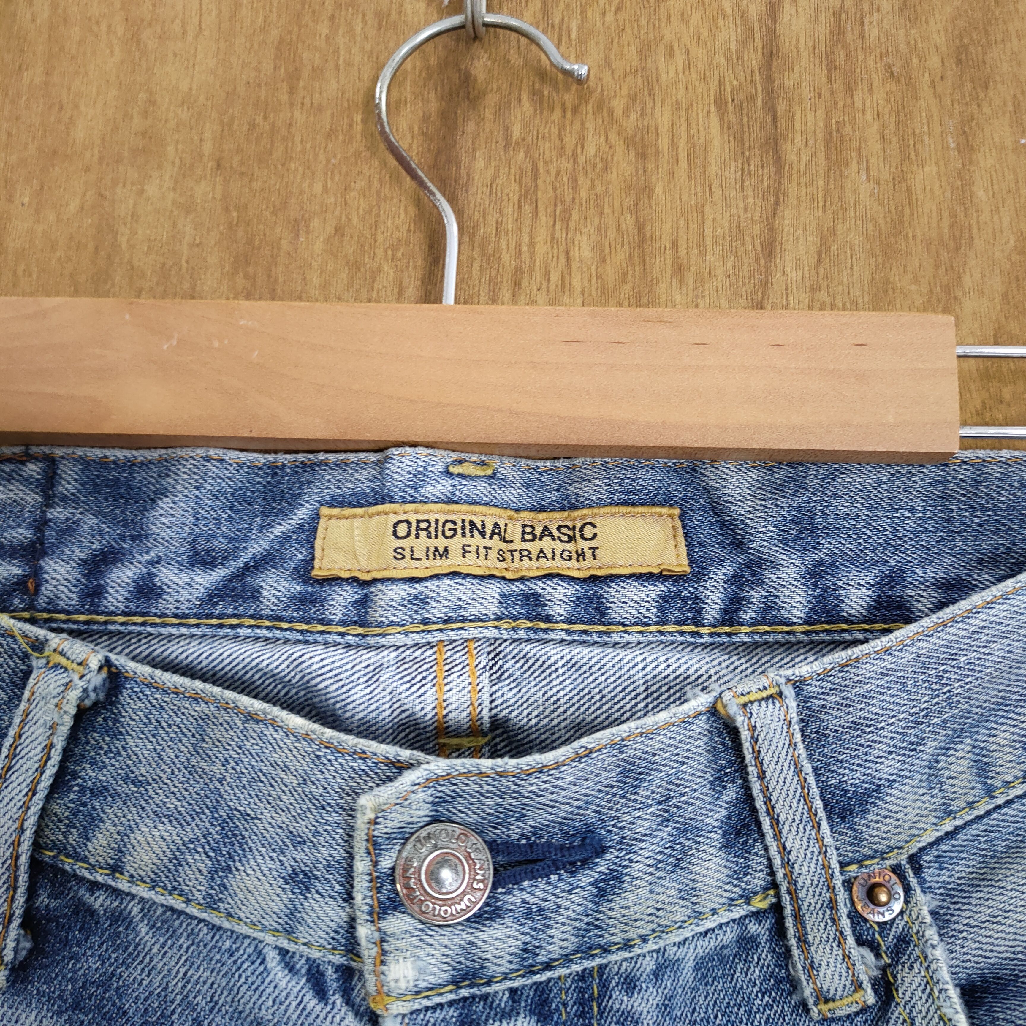 Japanese Brand JAPANES VINTAGE DISTRESSED JEAN DENIM PANTS Size US 32 / EU 48 - 7 Thumbnail