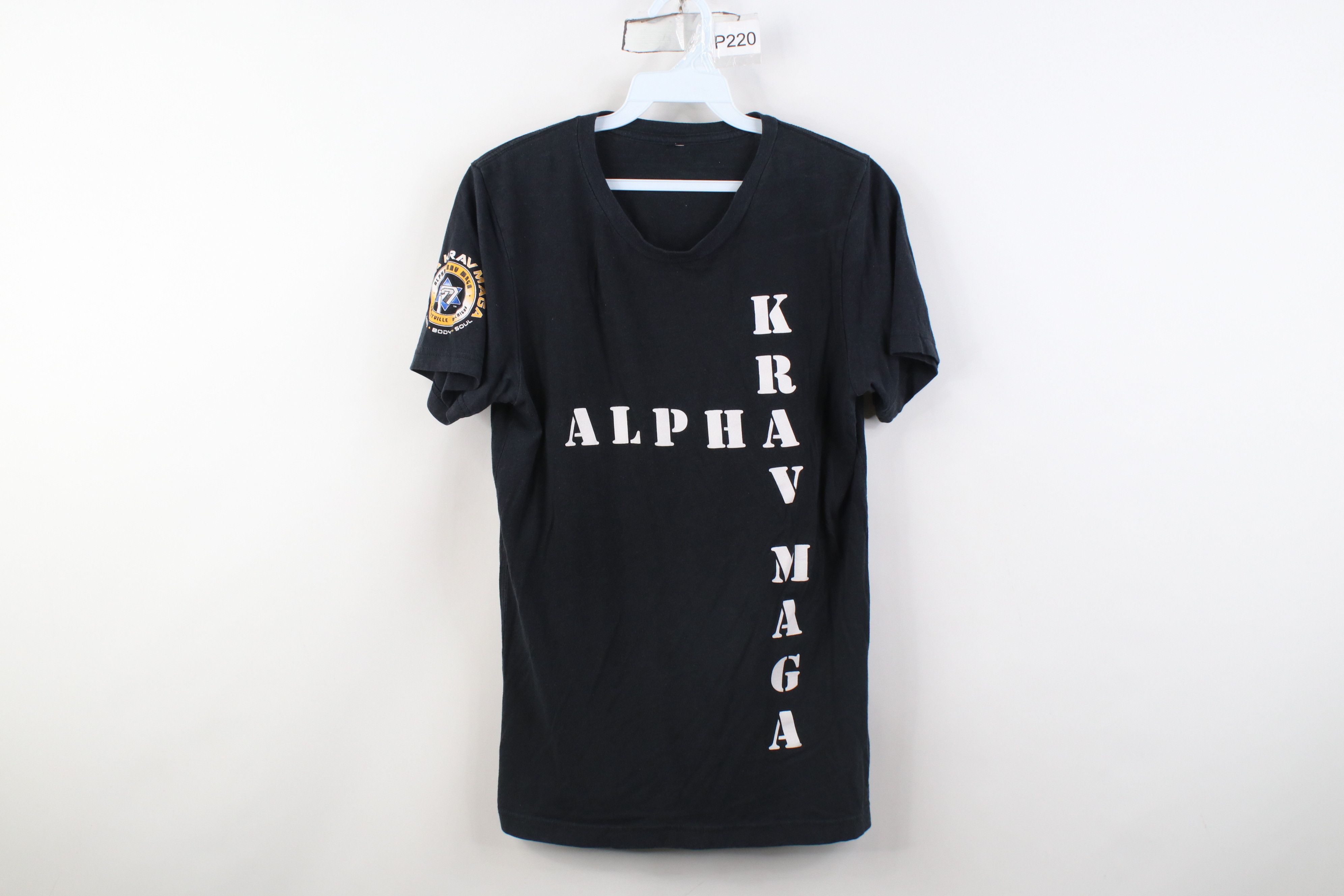 Vintage Vintage Spell Alpha Krav Maga Defense Short Sleeve T-Shirt Size US XS / EU 42 / 0 - 1 Thumbnail